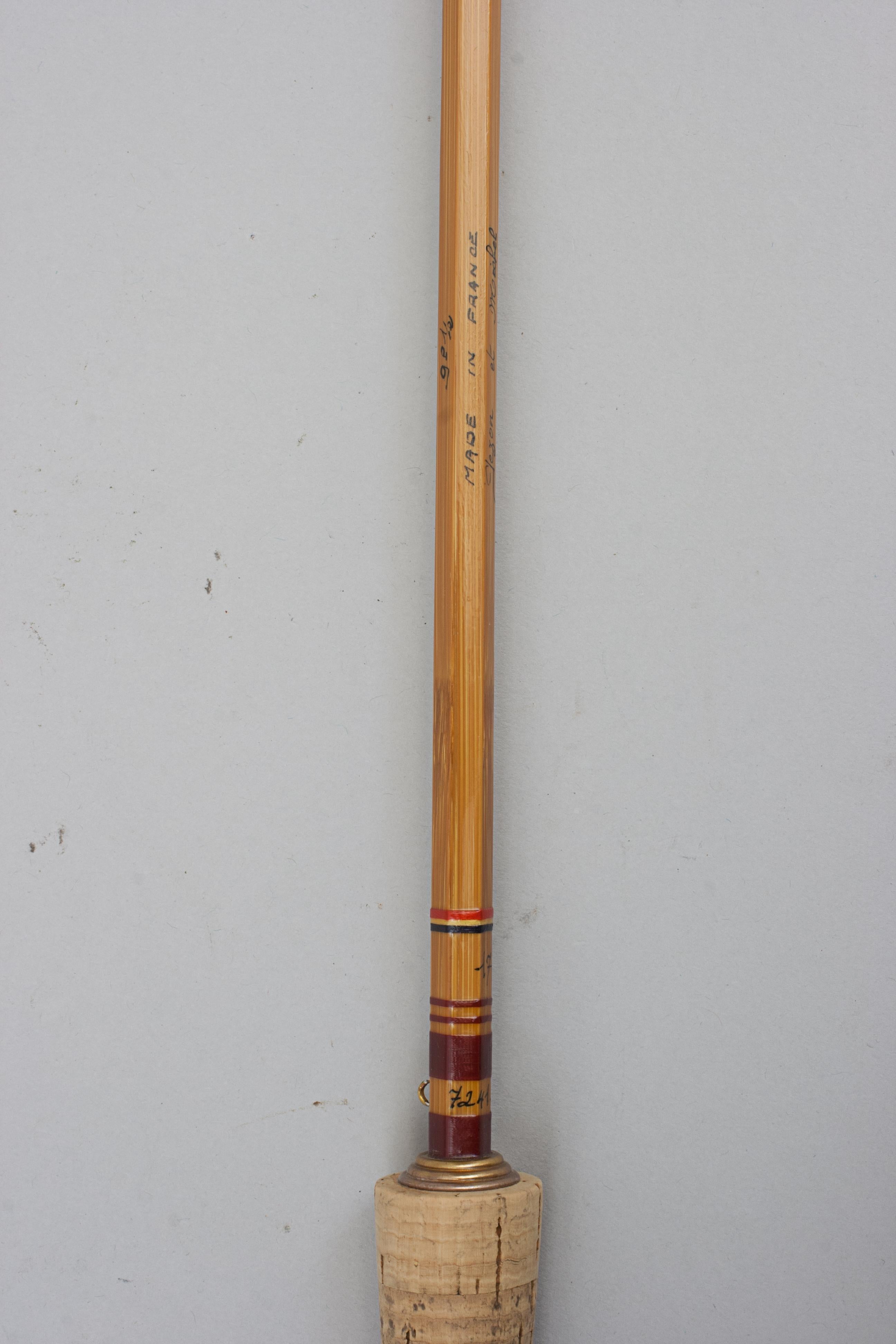 Vintage Trout Fishing Fly Rod by Pezon Et Michel For Sale 8