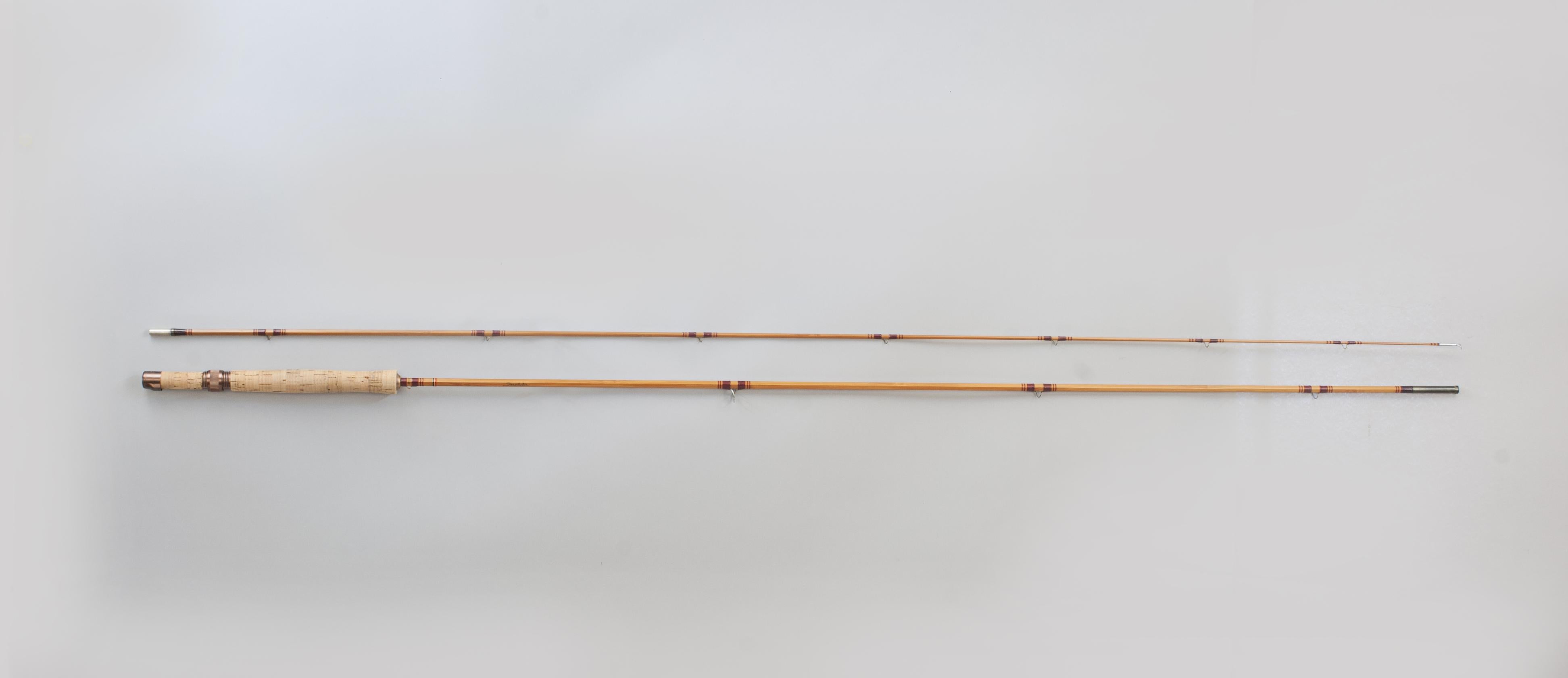 Vintage Fishing Trout Fly Rod, Pezon & Michel, Parabolic.
A fine 9ft 6