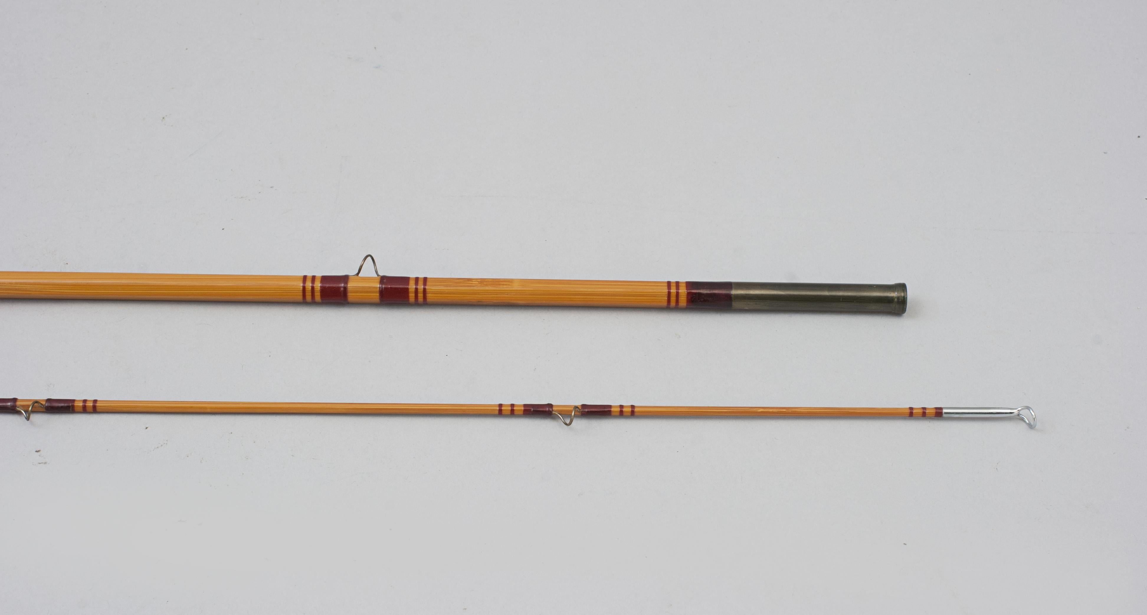 Bamboo Vintage Trout Fishing Fly Rod by Pezon Et Michel For Sale