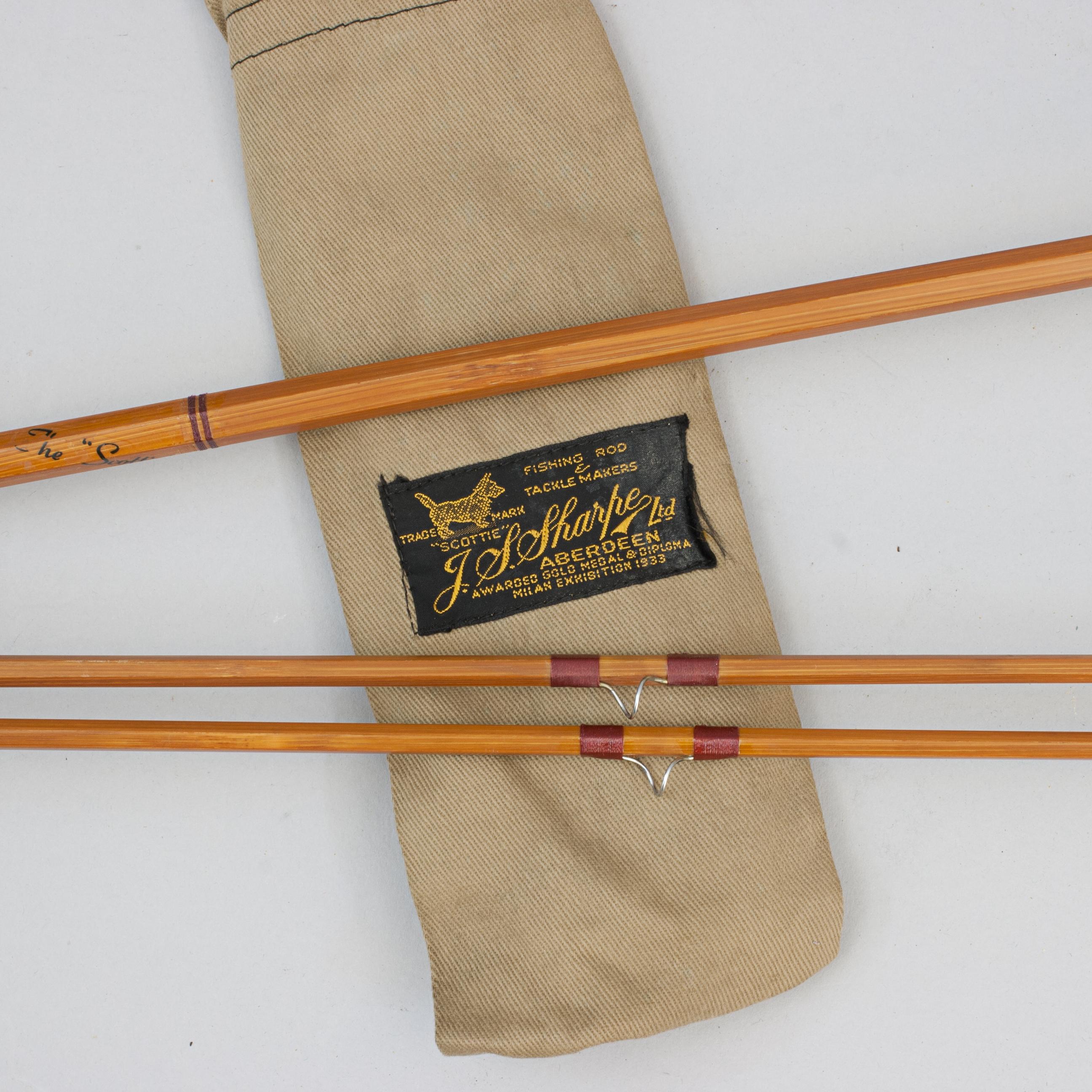 Vintage Trout Fishing Rod, Split Cane, Scottie 3