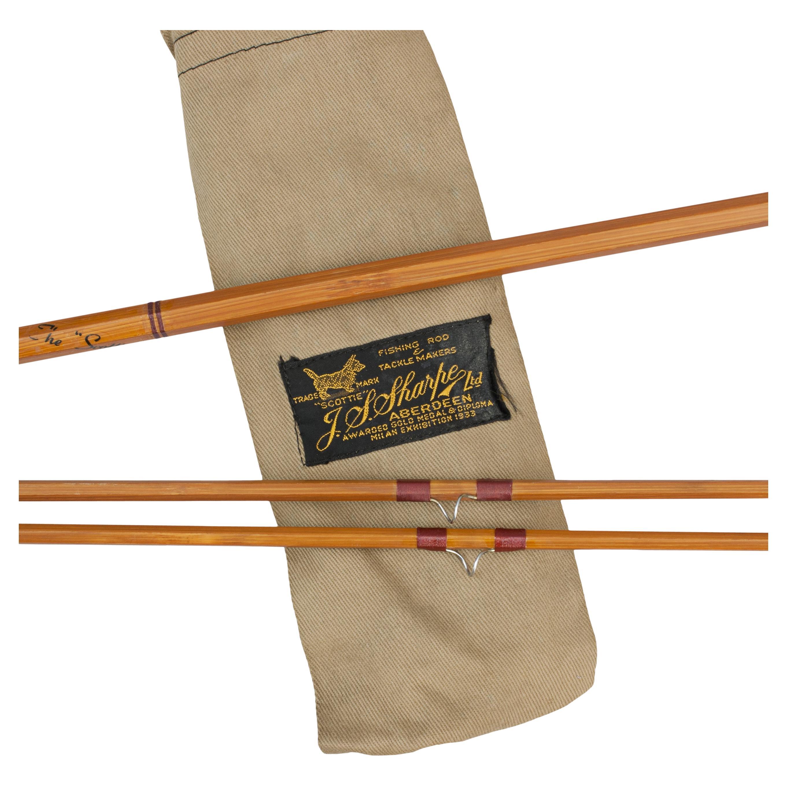 Vintage Trout Fishing Rod, Split Cane, Scottie