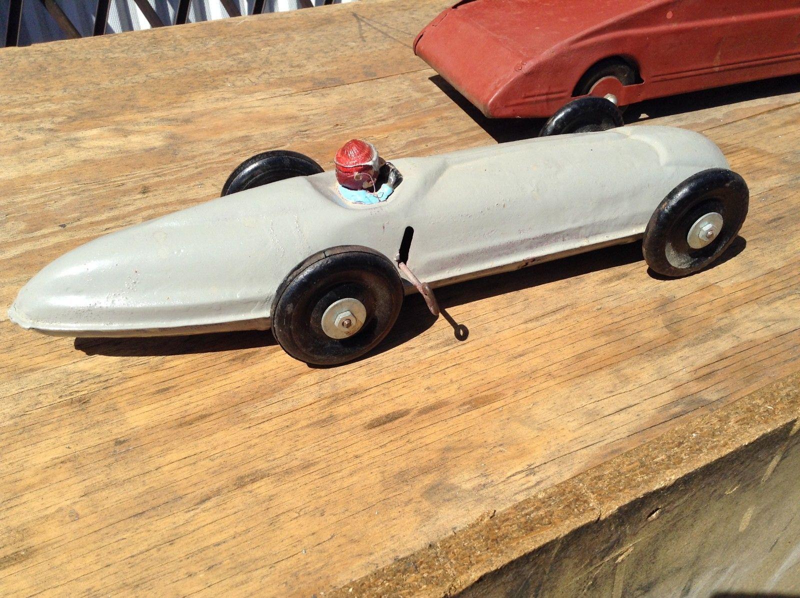 Unknown Vintage Truck with Racecar Toy For Sale