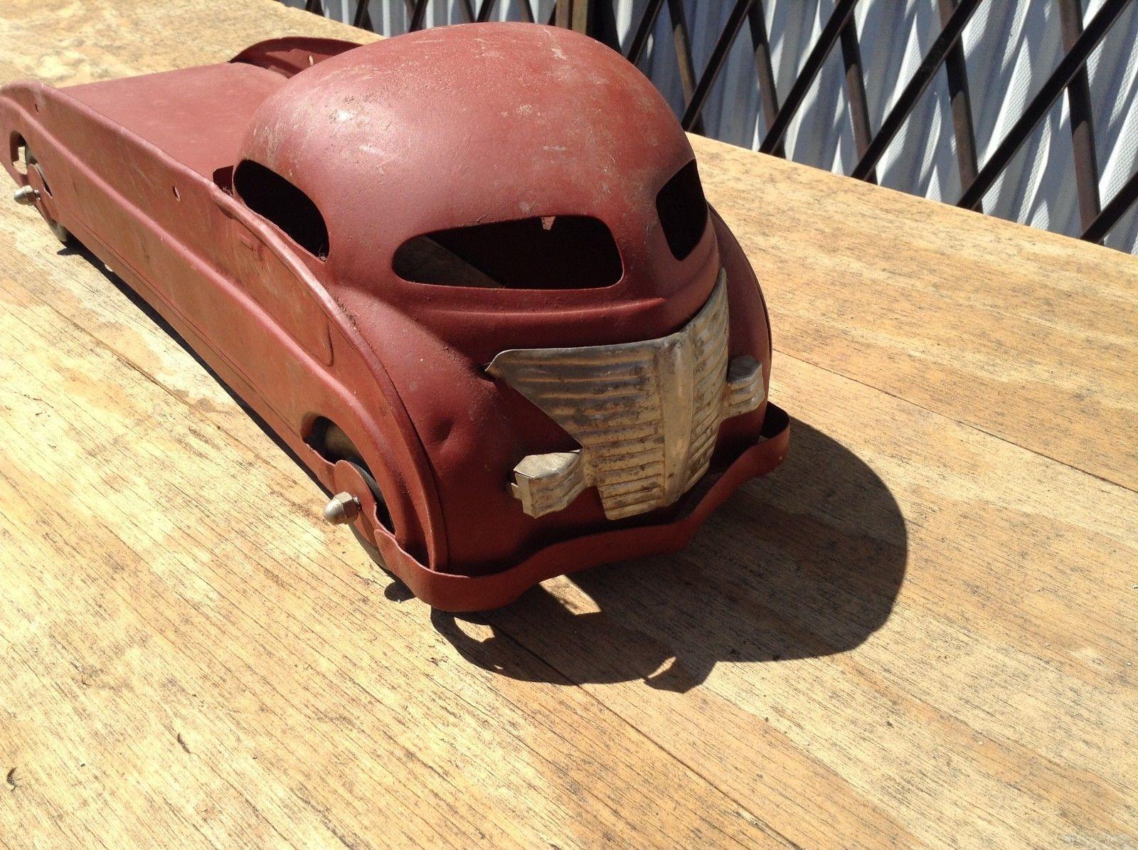 Vintage Truck with Racecar Toy For Sale 3