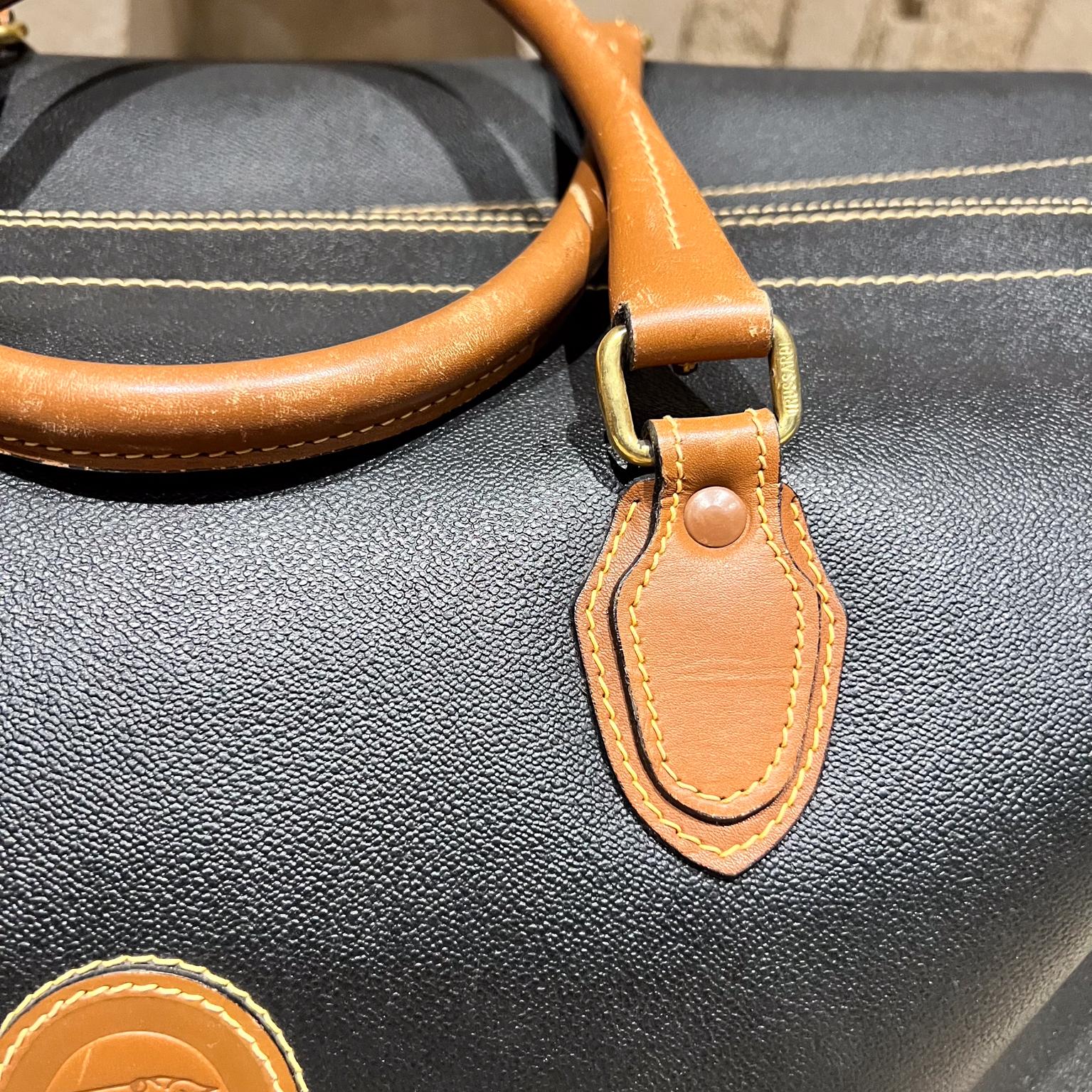 Vintage Trussardi Travel Bag Tote Duffel For Sale 10