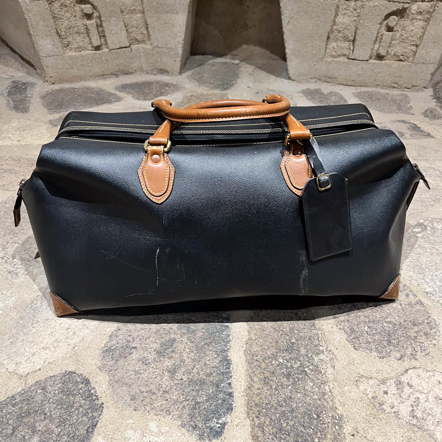 Vintage Trussardi Travel Bag Tote Duffel In Good Condition For Sale In Chula Vista, CA