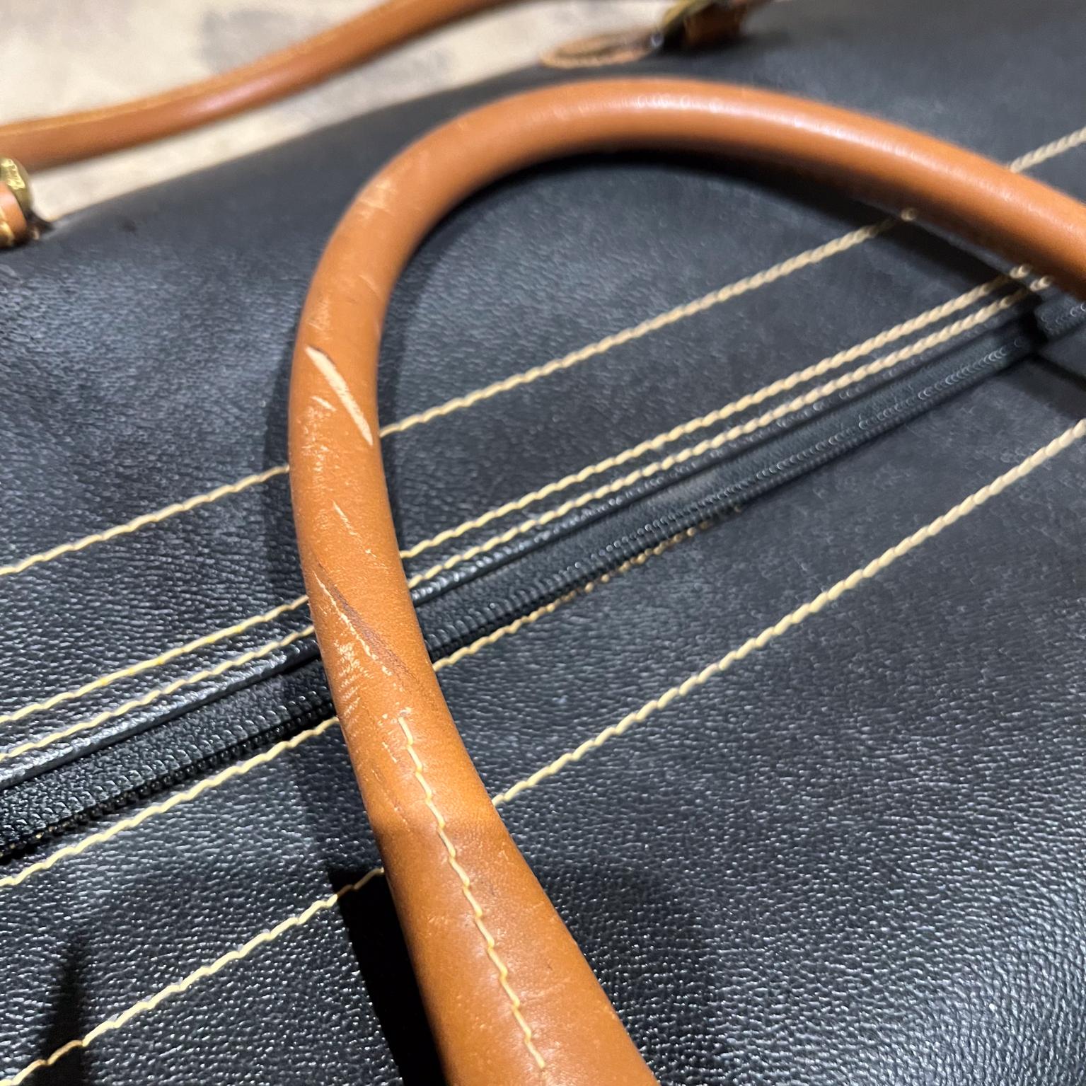 Vintage Trussardi Travel Bag Tote Duffel For Sale 1