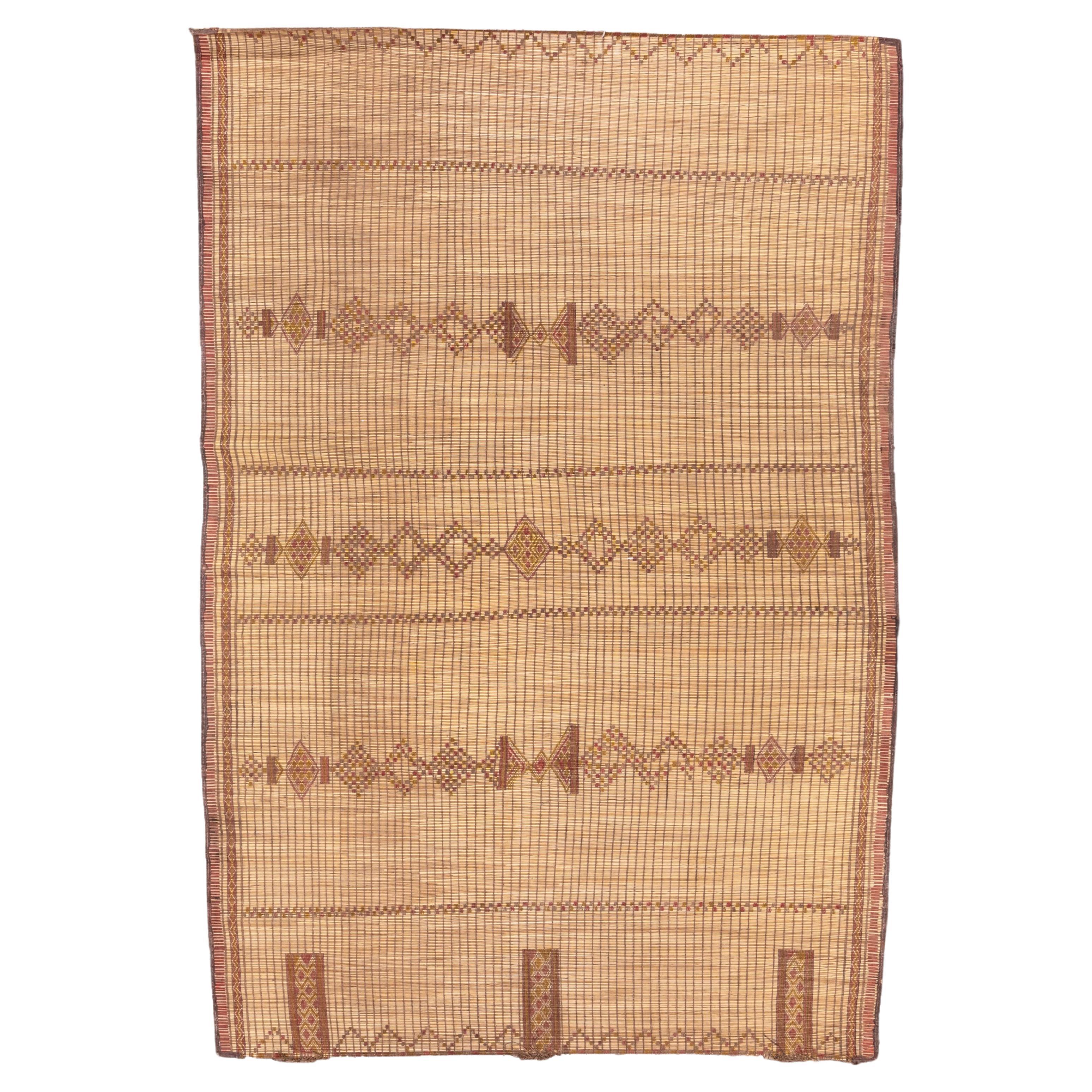 Vintage Tuareg Flatweave with Diamond Design 