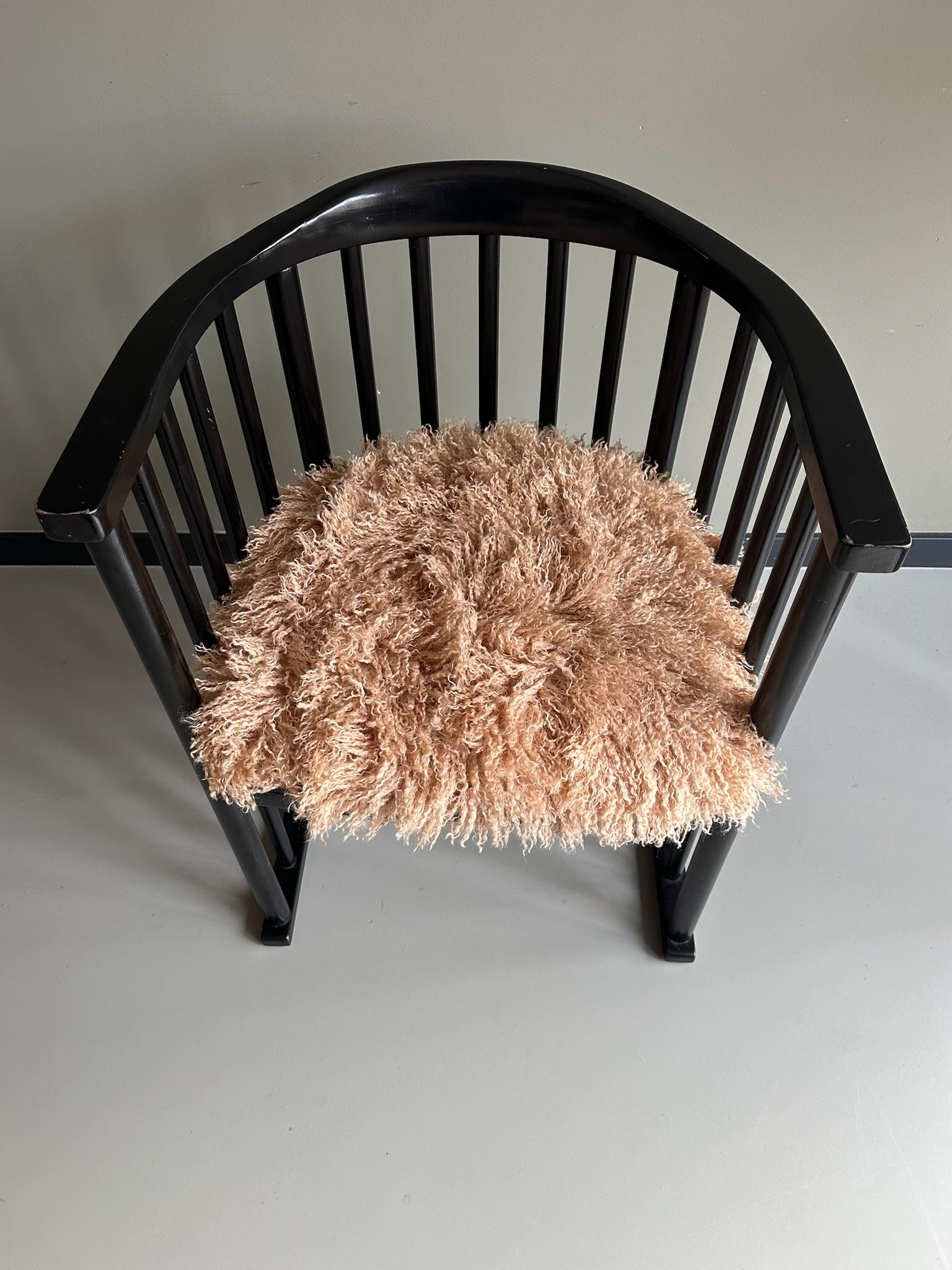Arts and Crafts Vintage tub chair Joseph Hoffmann 1950 For Sale