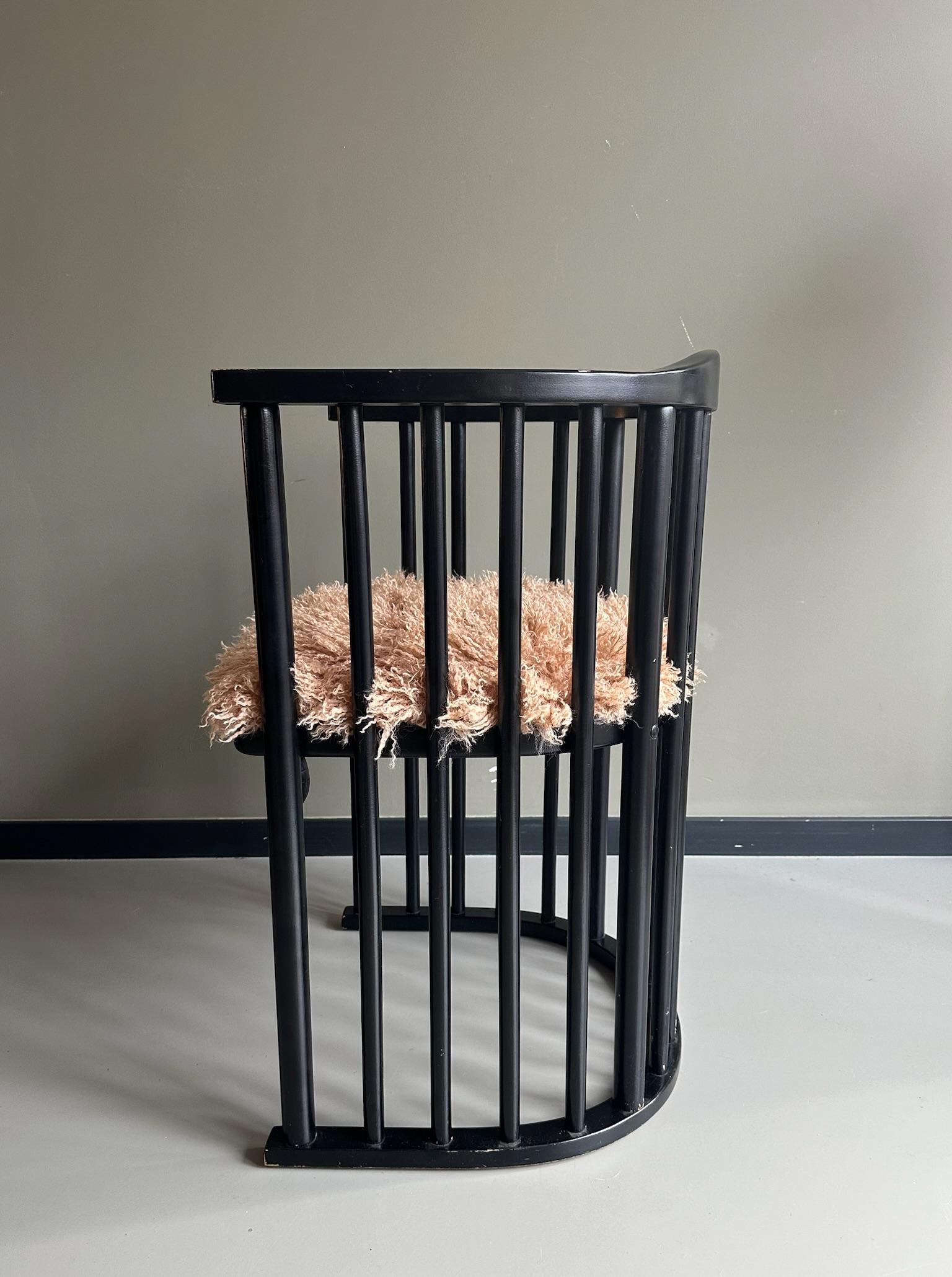 Austrian Vintage tub chair Joseph Hoffmann 1950 For Sale