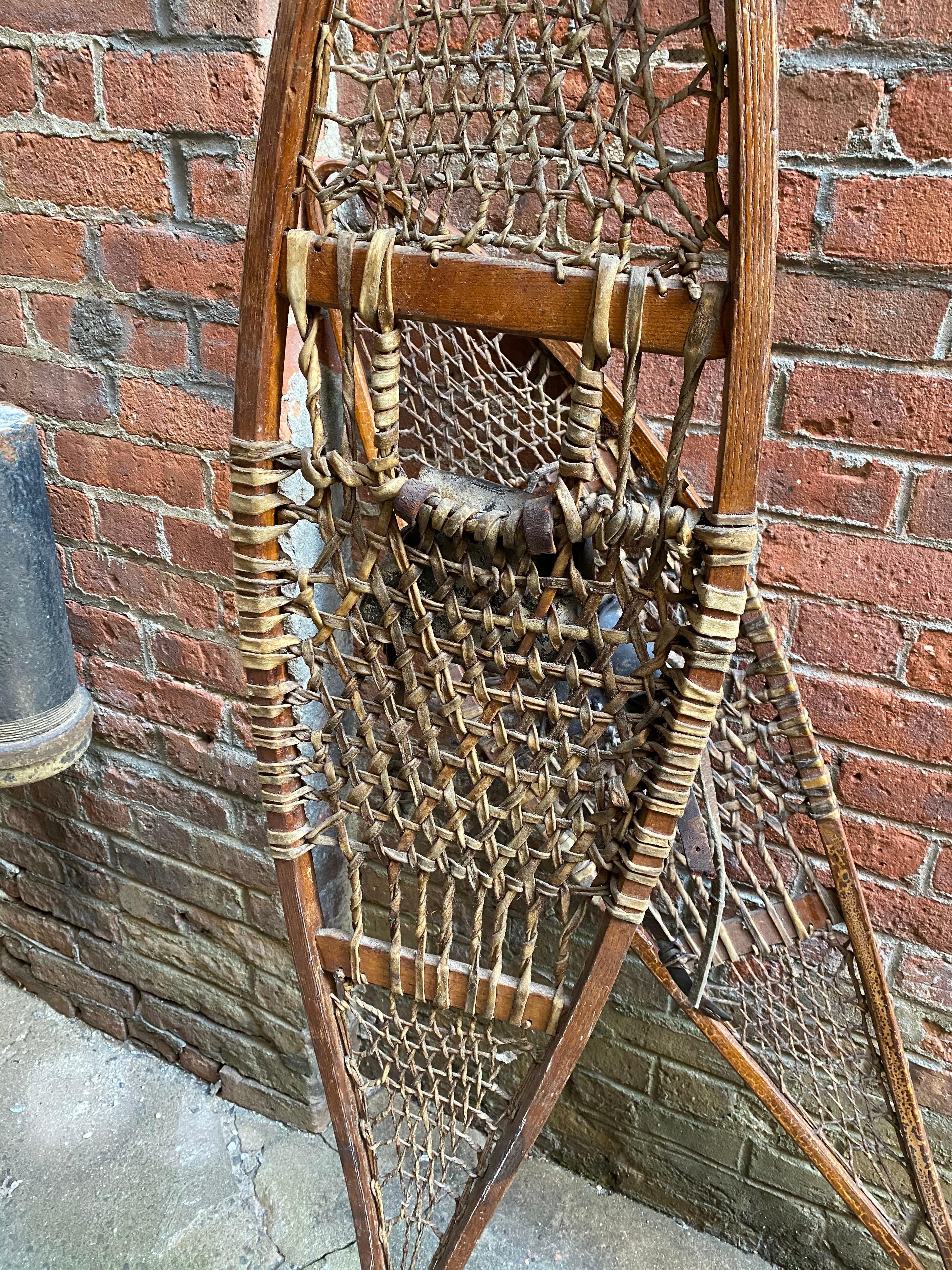 Vintage Tubbs Maine Snow Shoes 5