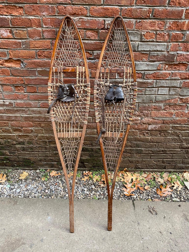 Vintage Tubbs Maine Snow Shoes at 1stDibs