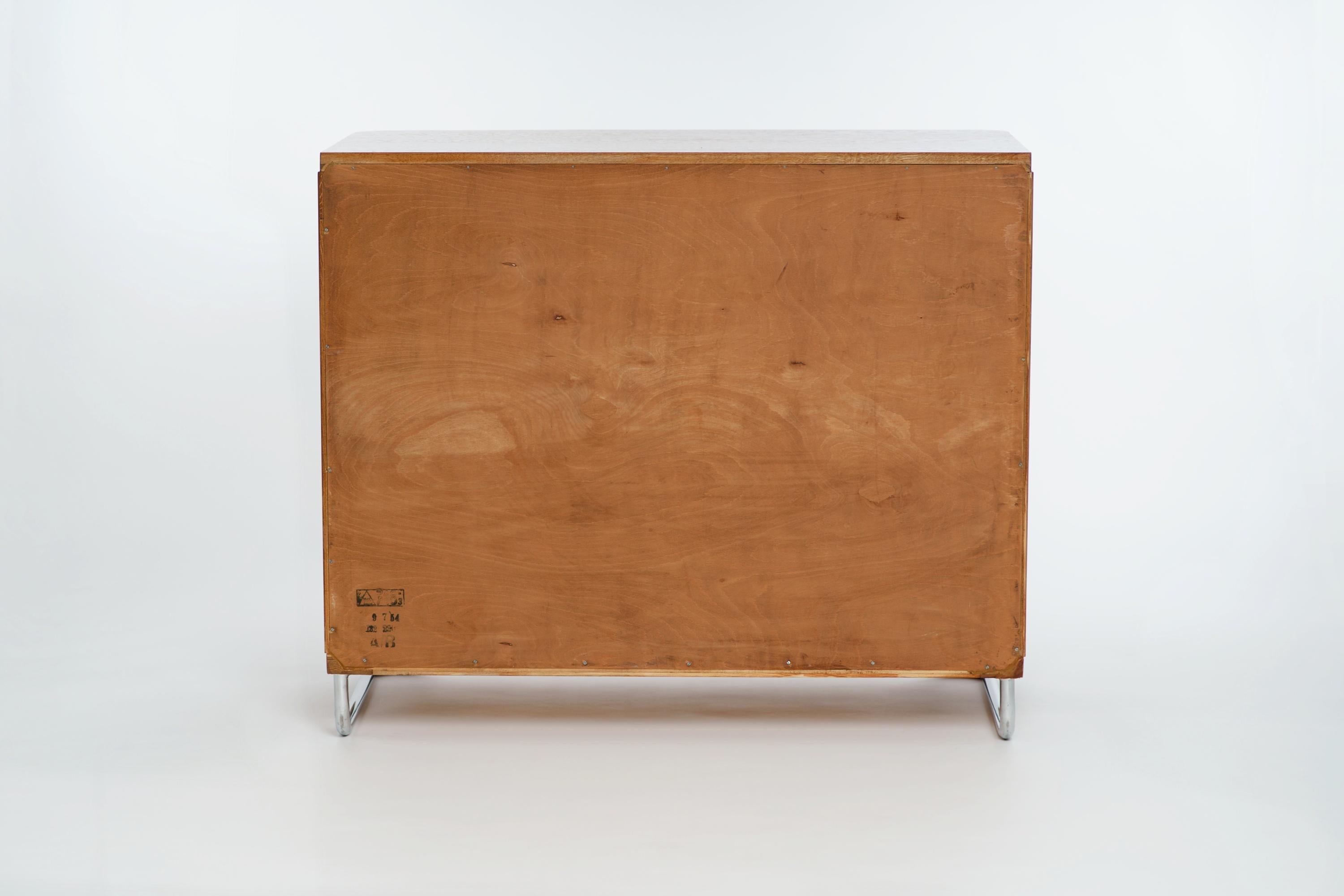 Vintage Tubular Steel Sideboard from Hynek Gottwald, 1950s In Good Condition In Wien, AT