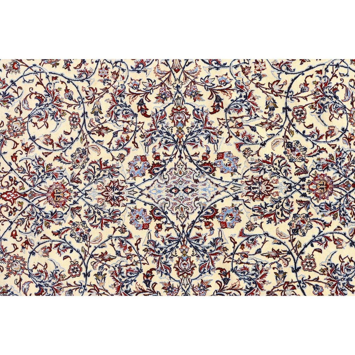 Annodato a mano Tappeto Vintage Tudeshk in lana e seta - Dimensioni: 9'0x5'11 in vendita