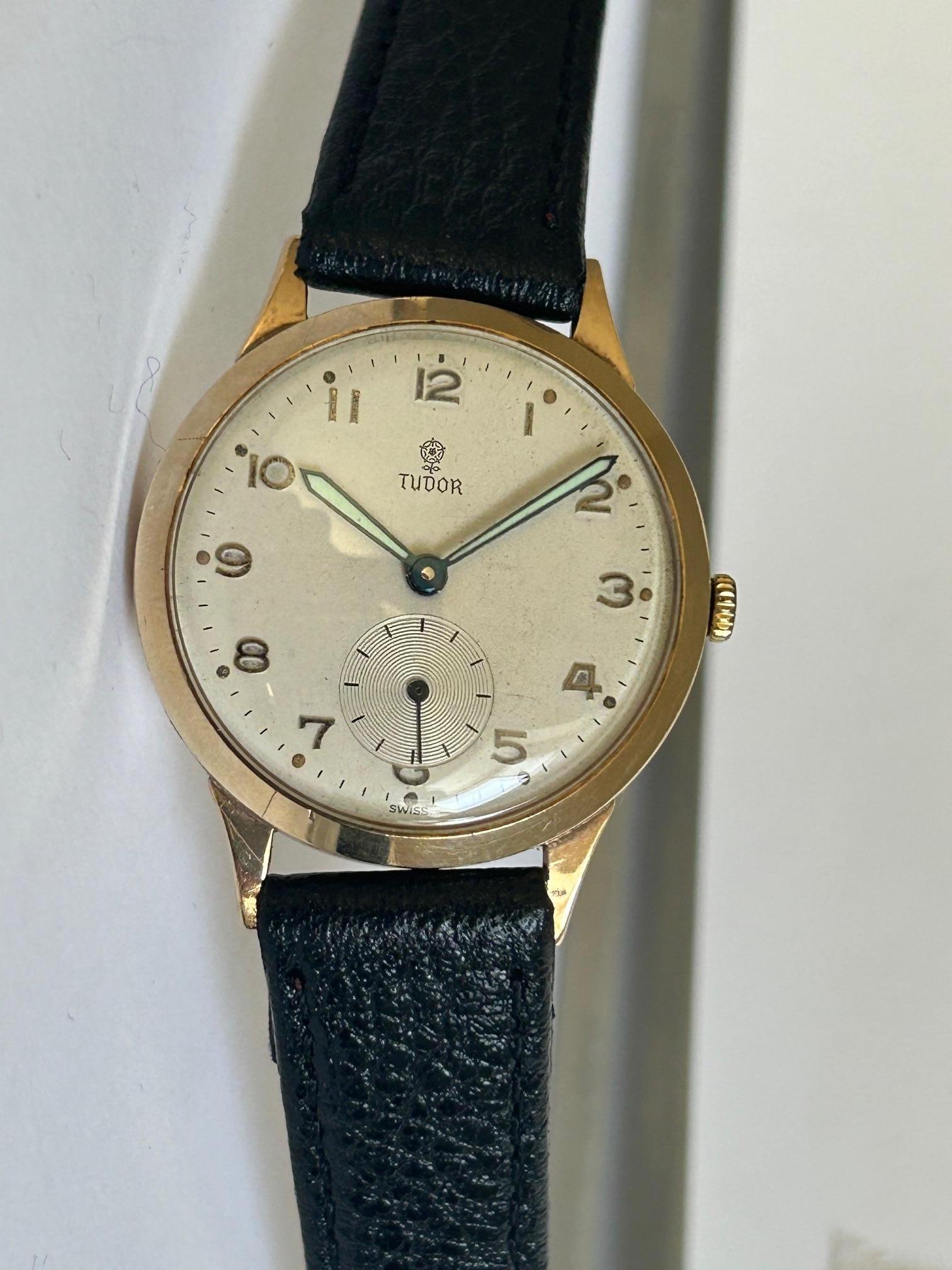 Vintage Tudor Manual Wind Dresswatch, Super Provenance, Circa 1960. For Sale 3