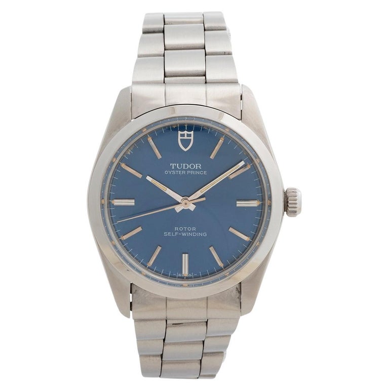 Vintage Tudor Oyster Prince Ref 7995 / 0. Rare Denim Blue Dial. Circa ...