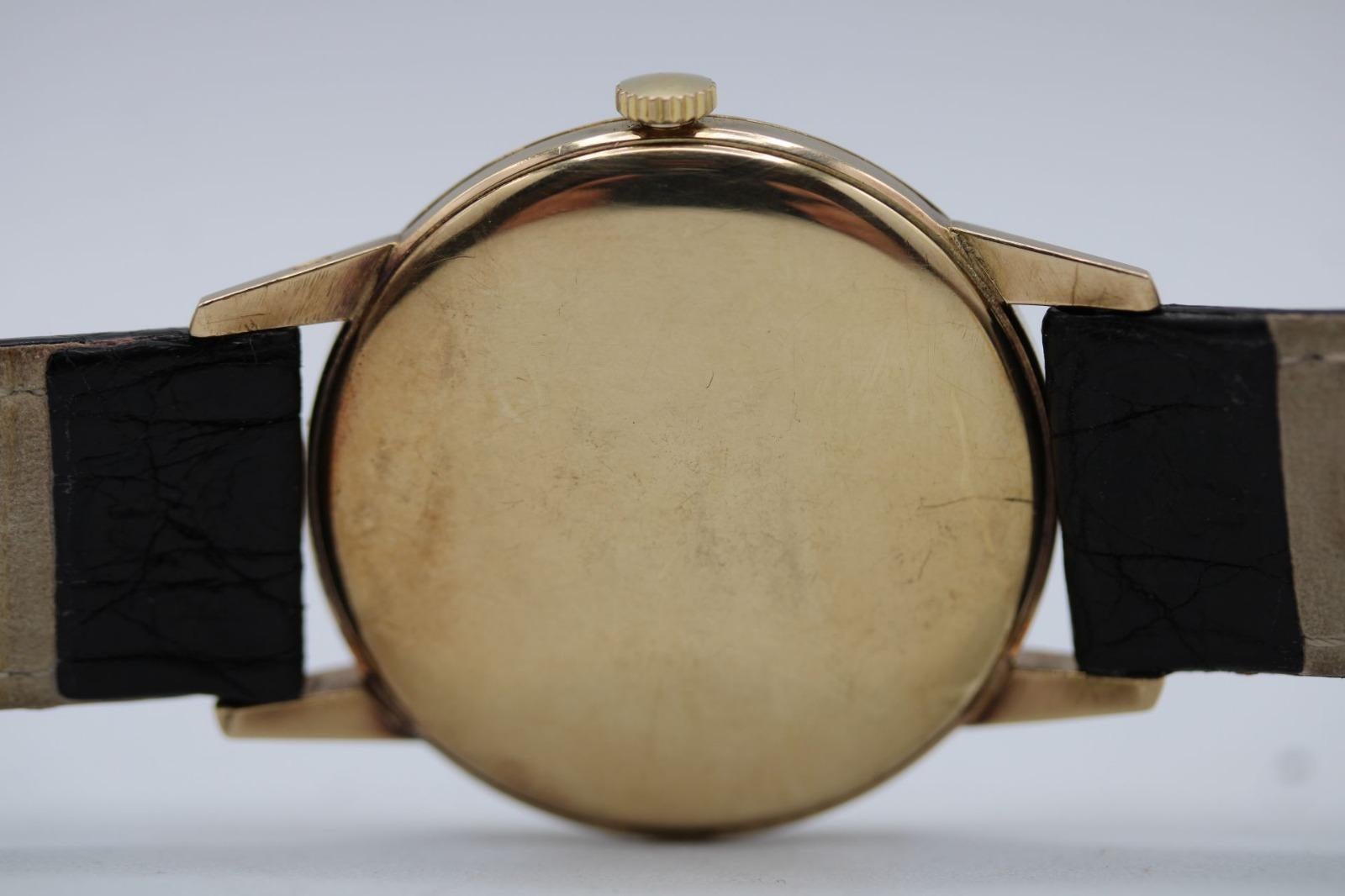 Vintage Tudor Royal - 1960er Jahre 9ct Gold Handaufzug Uhr Herren im Angebot