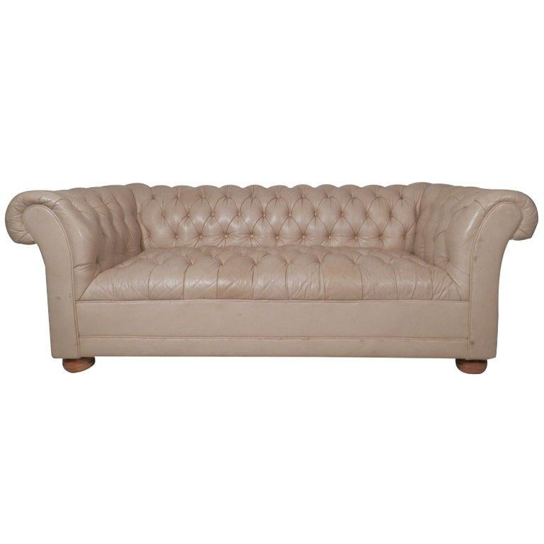 Vintage Tufted Chesterfield Sofa