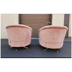 Fauteuils club touffus vintage