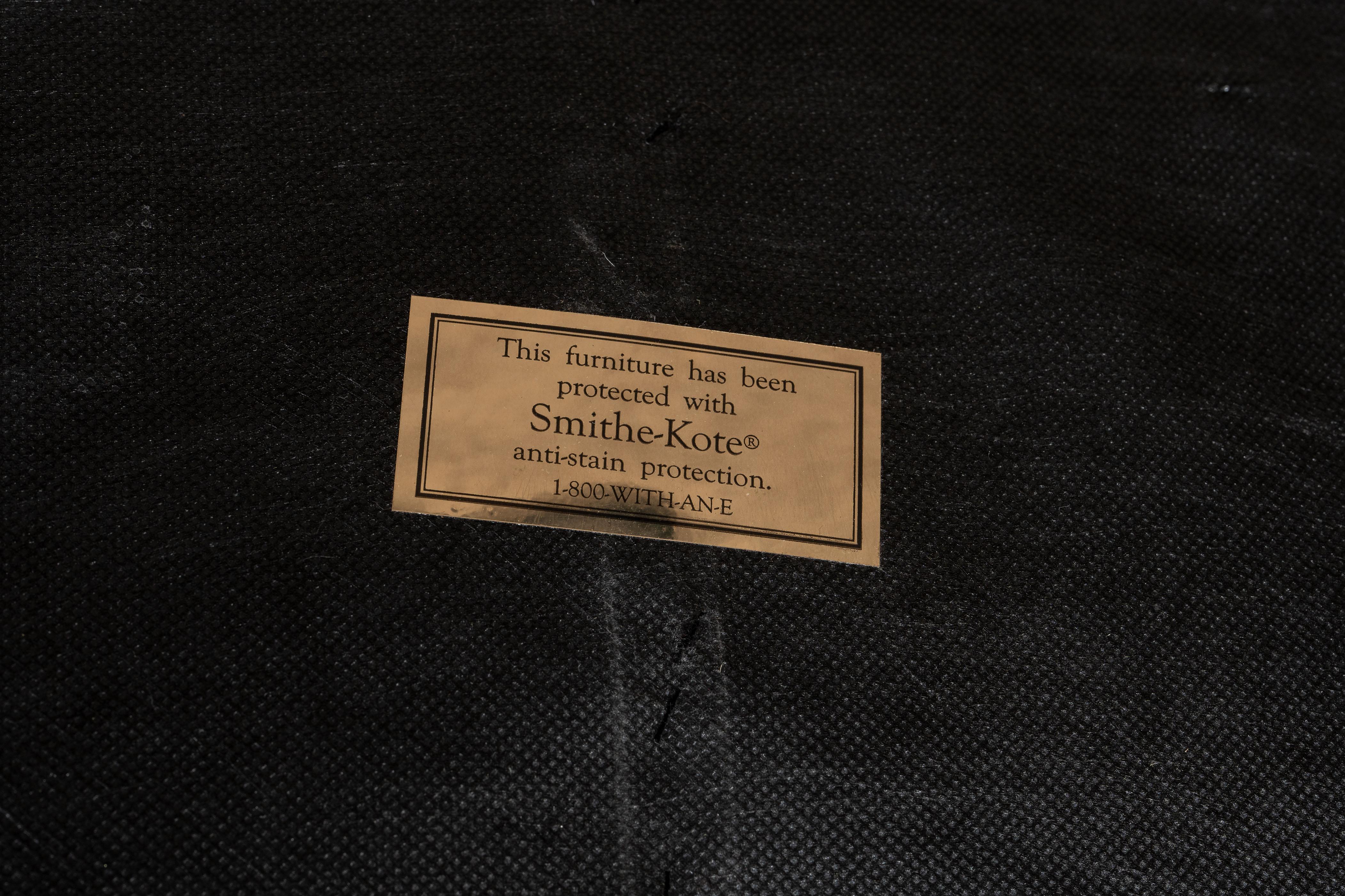Vintage Tufted Leather Ottoman By Drexel Heritage in Brown For Sale 10