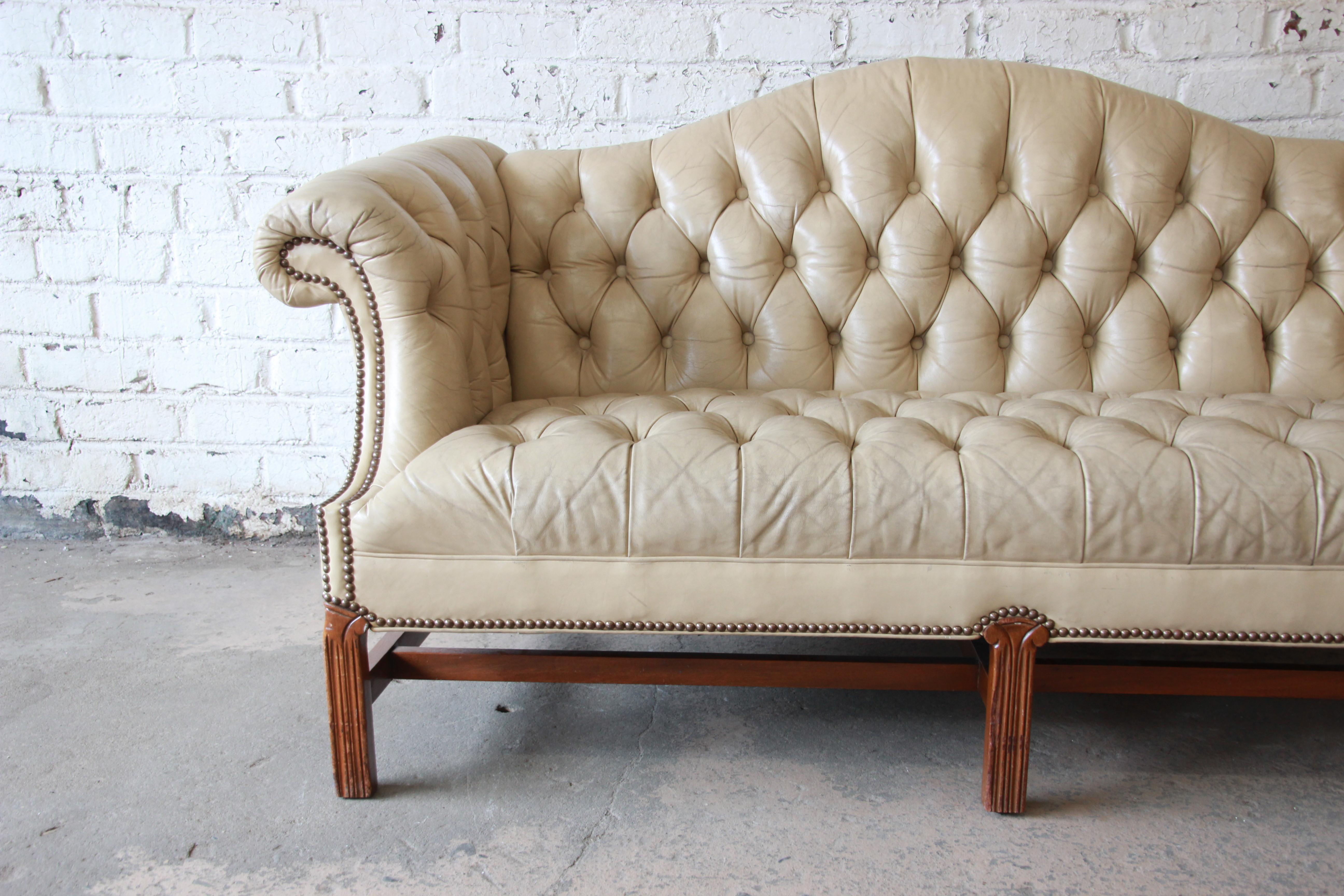 tan chesterfield sofa