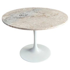 Vintage Tulip Style Dining Table with Marble Top