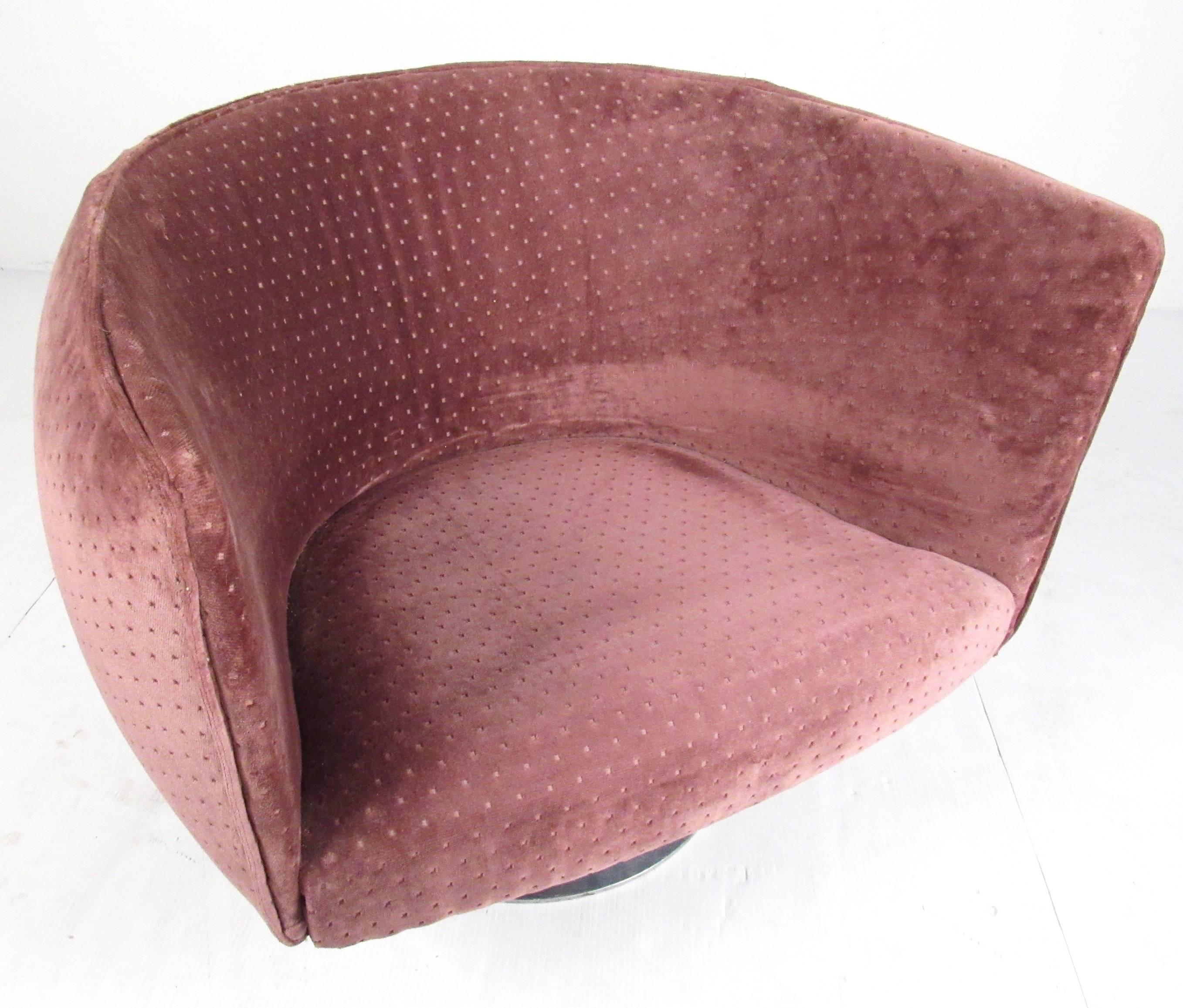 Vintage Tulip Swivel Chair after Jeffery Bernett 1