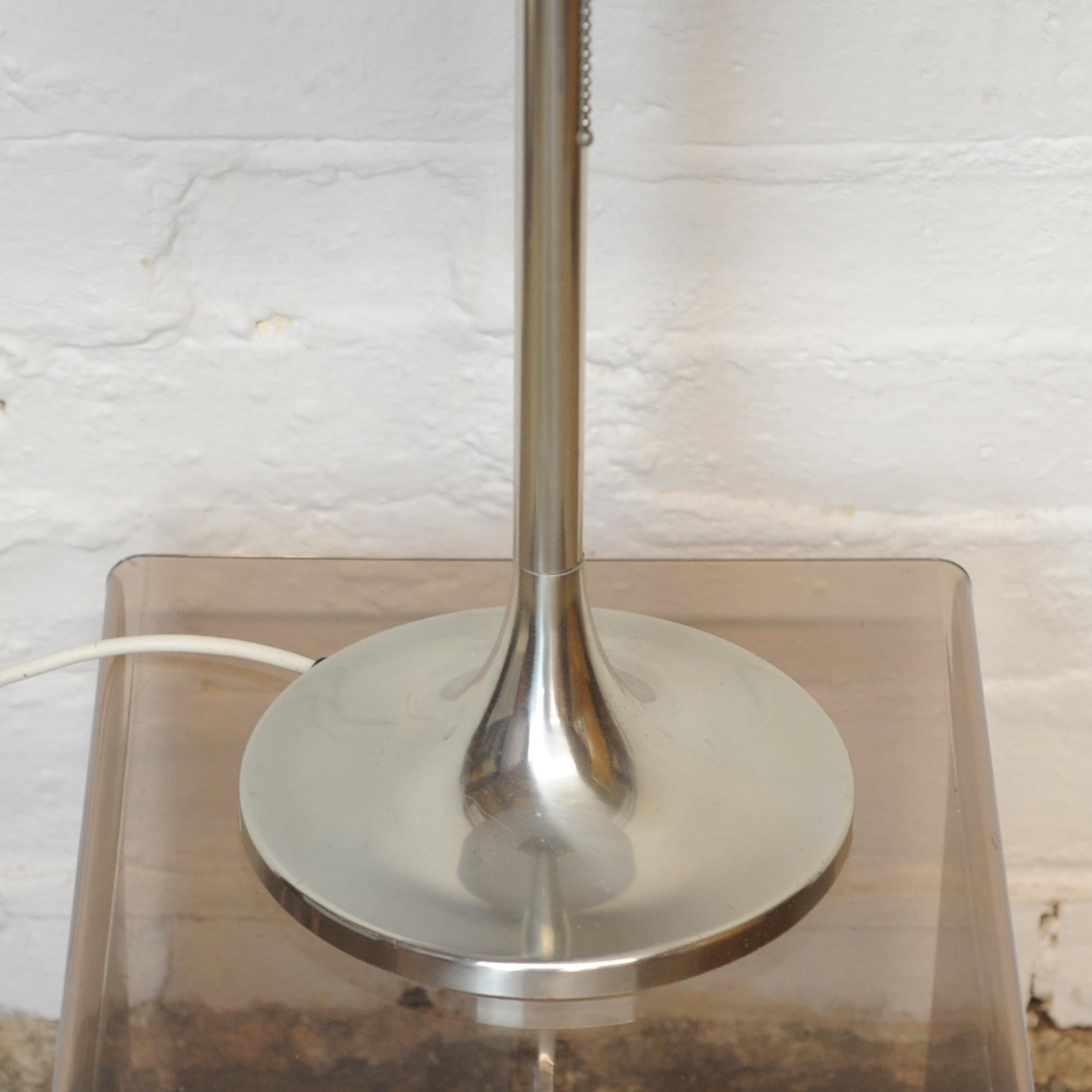 Lampe de bureau tulipe vintage de Robert Welch pour Lumitron, 1970 en vente 2