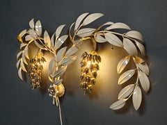 Vintage tulip wall lamp by Hans Kögl , 1970s