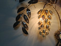 Vintage tulip wall lamp by Hans Kögl , 1970s