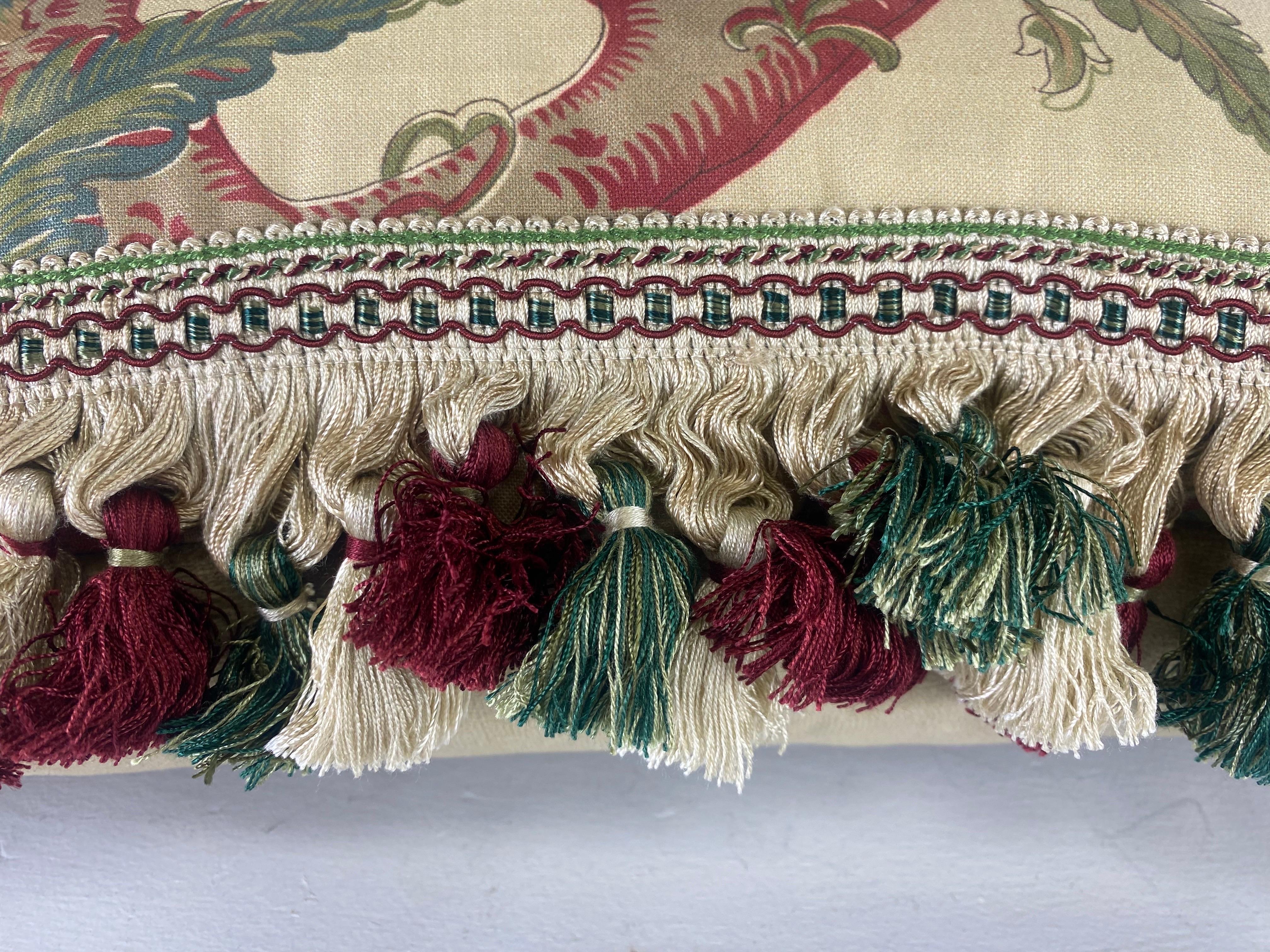 Vintage Tully and marr almohadas clásicas inglesas de algodón estampado/un par De campo en venta