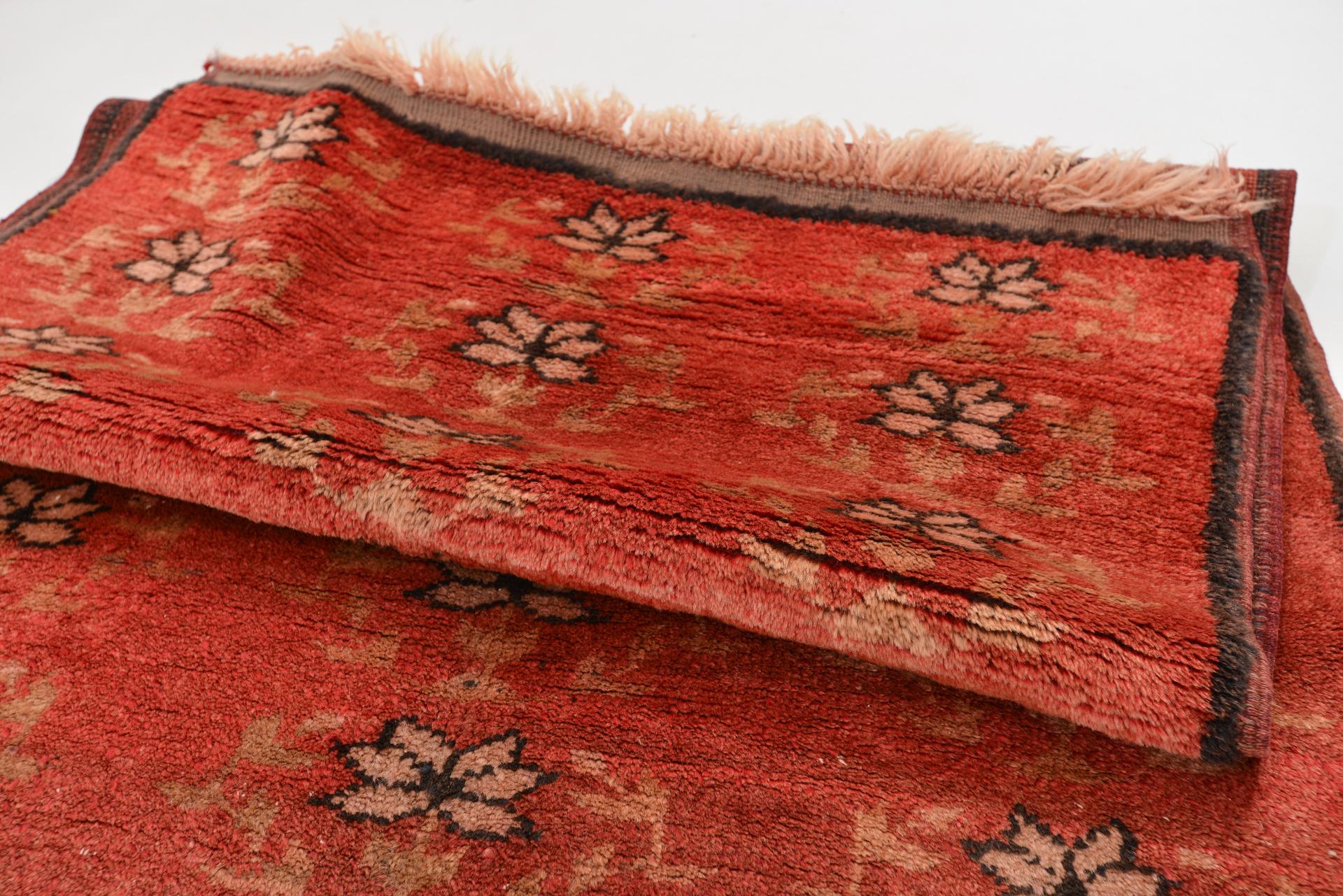 Turkish Vintage TULU Carpet For Sale