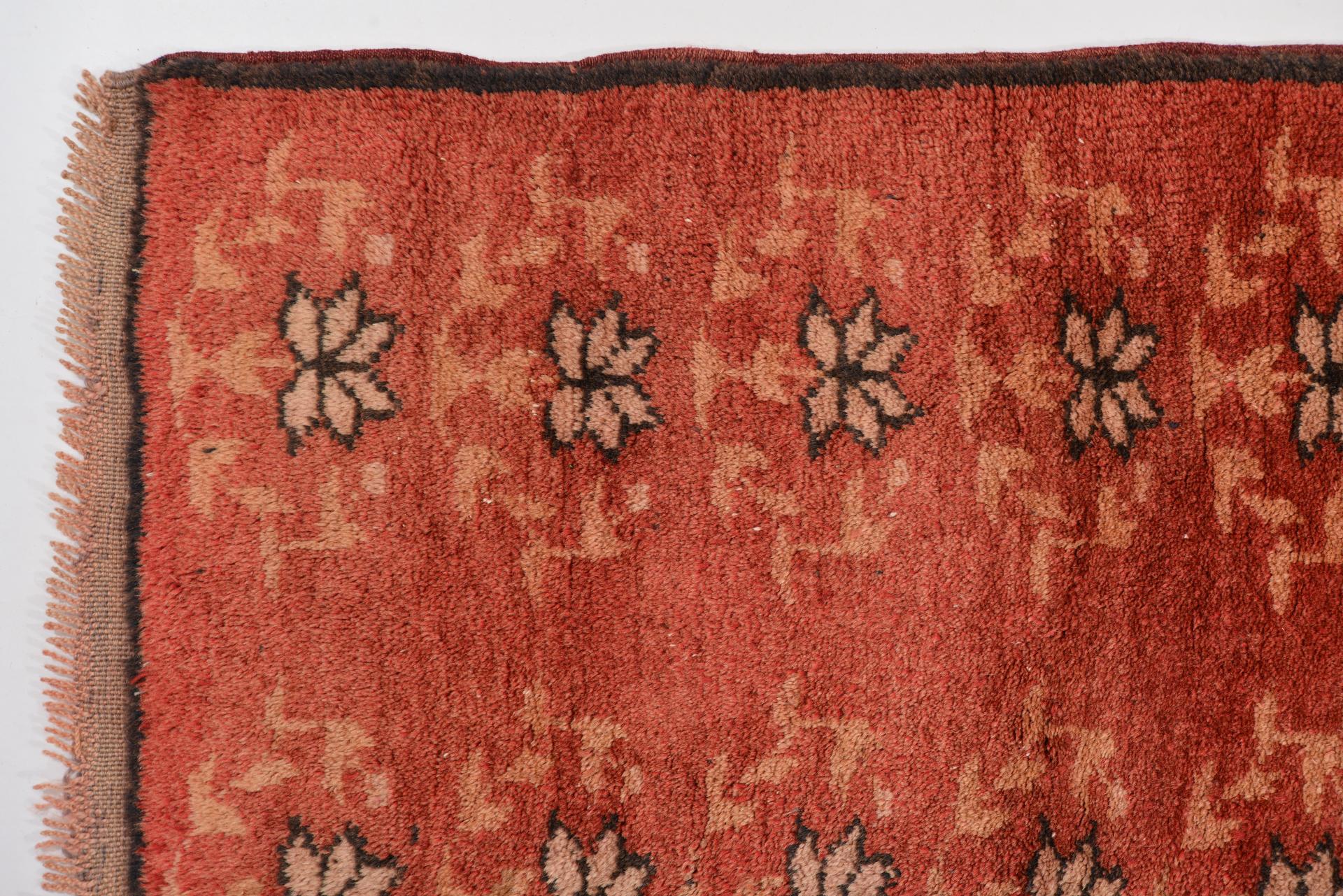 Wool Vintage TULU Carpet For Sale