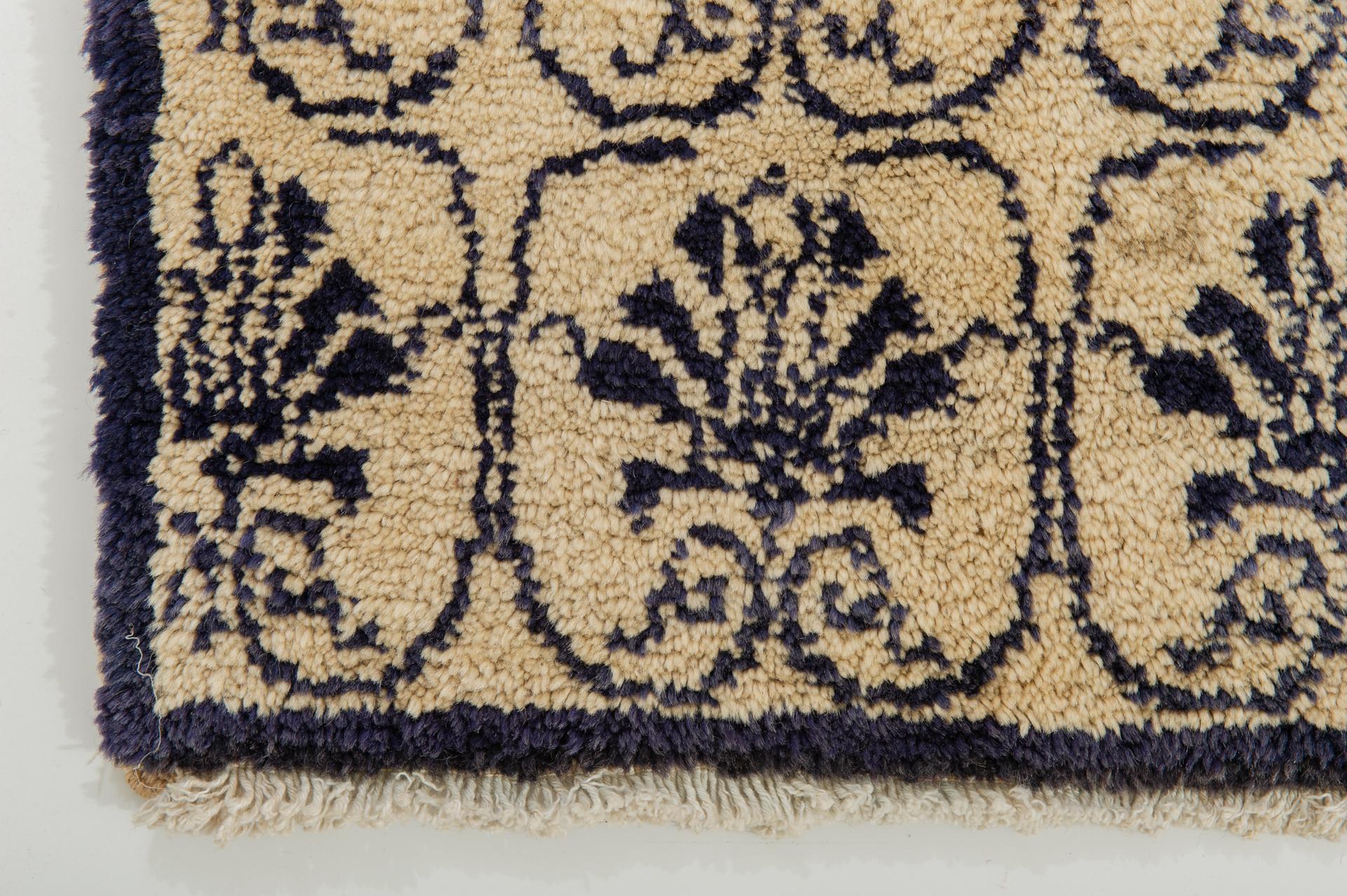 Vintage-Teppich TULU im Zustand „Hervorragend“ im Angebot in Alessandria, Piemonte