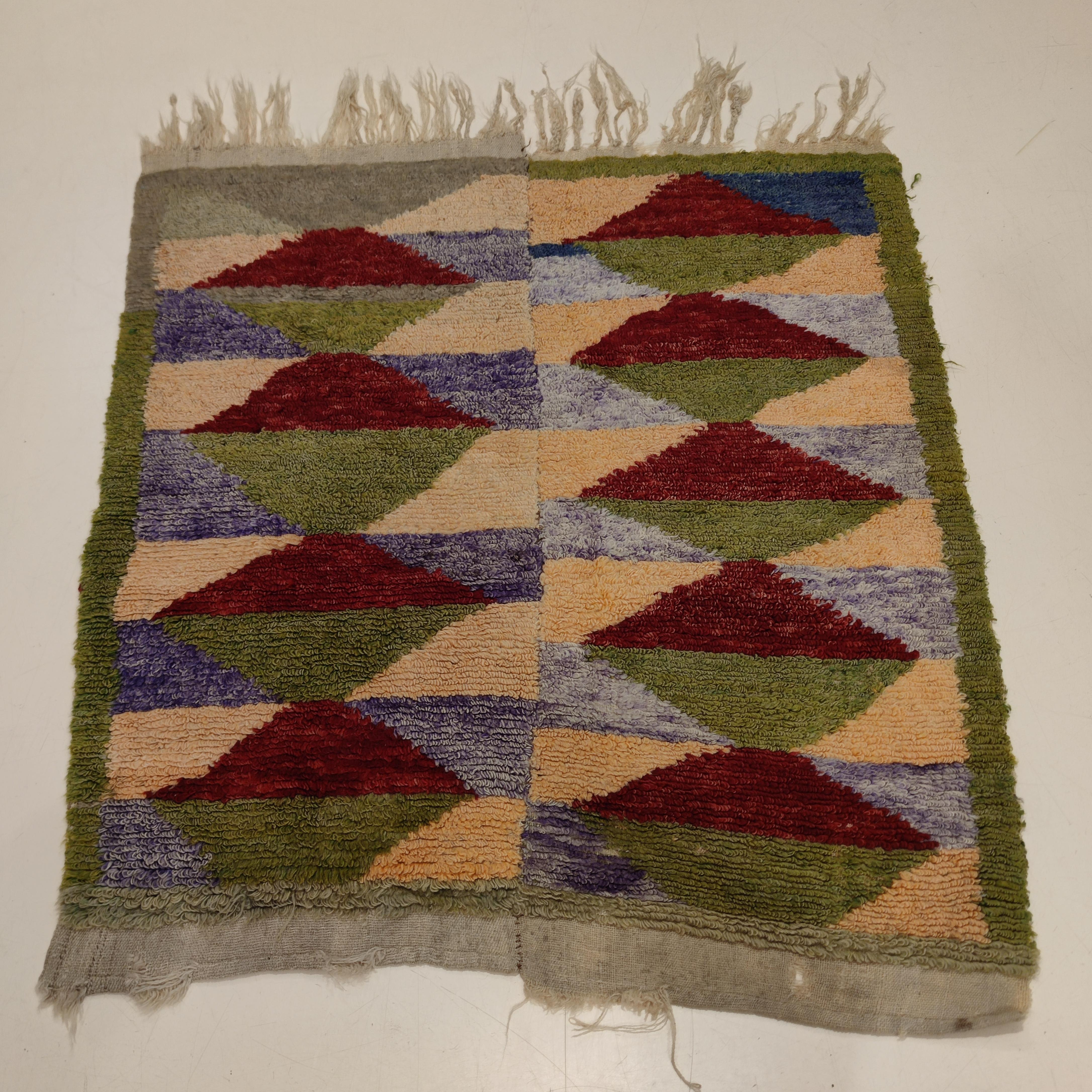 Tulu rugs represent one of the earliest forms of nomadic pile weaving, typically knotted with a medium-high pile as they were meant as bedding rugs for the tent. Woven in the Karapinar area in central Anatolia, these are distinguished by the use of