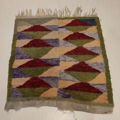 Vintage Tulu Rug with Abstract Design