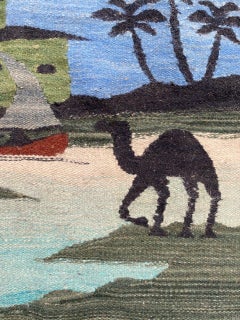 Bobyrug’s nice Vintage Tunisian Native Tapestry