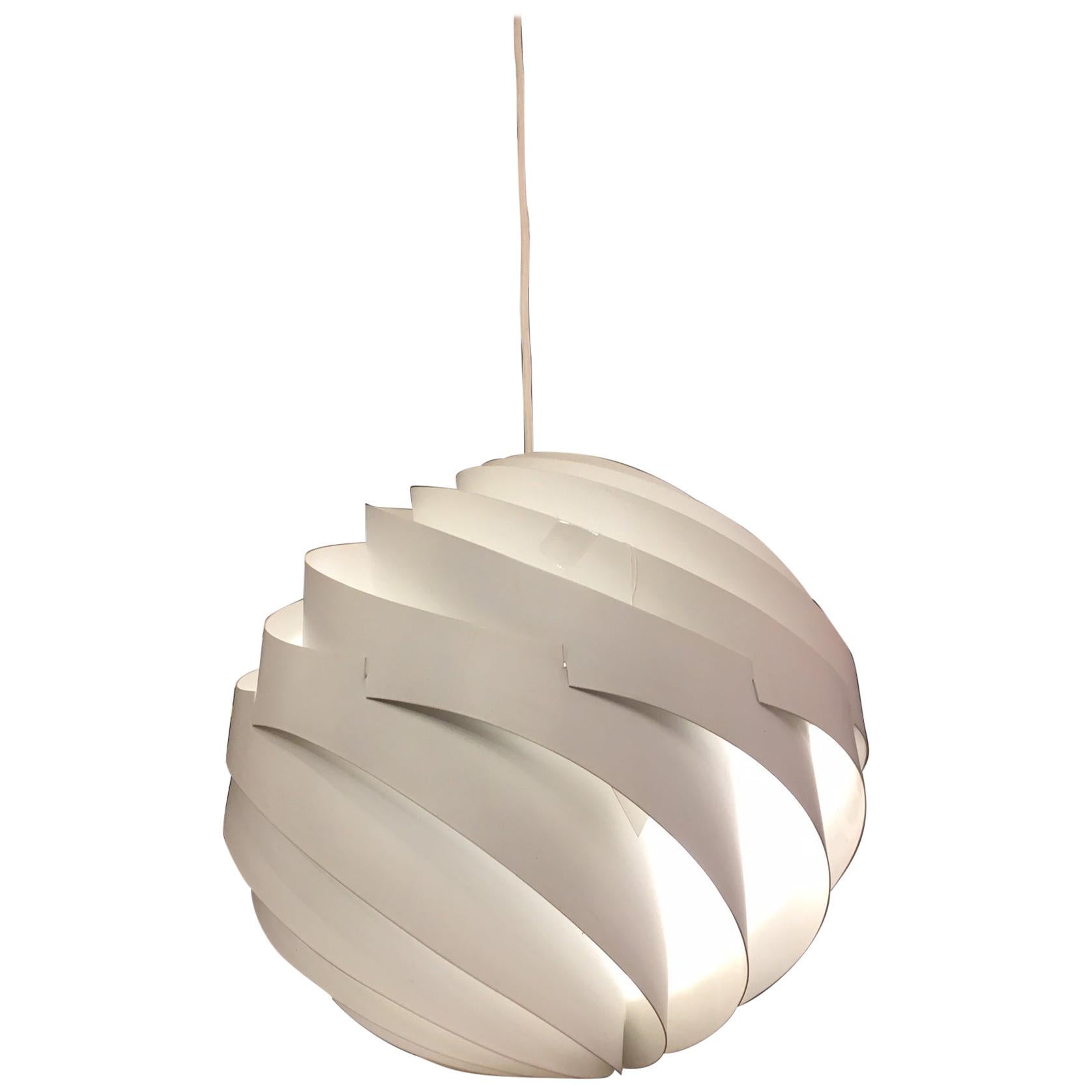 Vintage "Turbo" Pendant Lamp by Louis Weisdorf for Lyfa Denmark, 1960