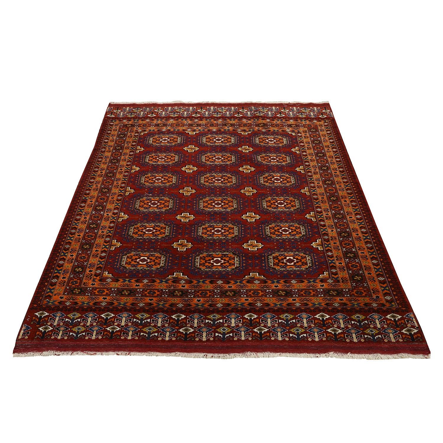 Vintage Turkaman Rug in Wool 5'9x4'9

Key Details:
Pile: Wool
Foundation: Wool
Origin: Turkaman
Design: allover
Approximate Age: 50 years
Quality (KPI): 500
Condition: Good
Dimension: 5'9x4'9
Inventory Number: 1868

Turkaman rugs are a type of