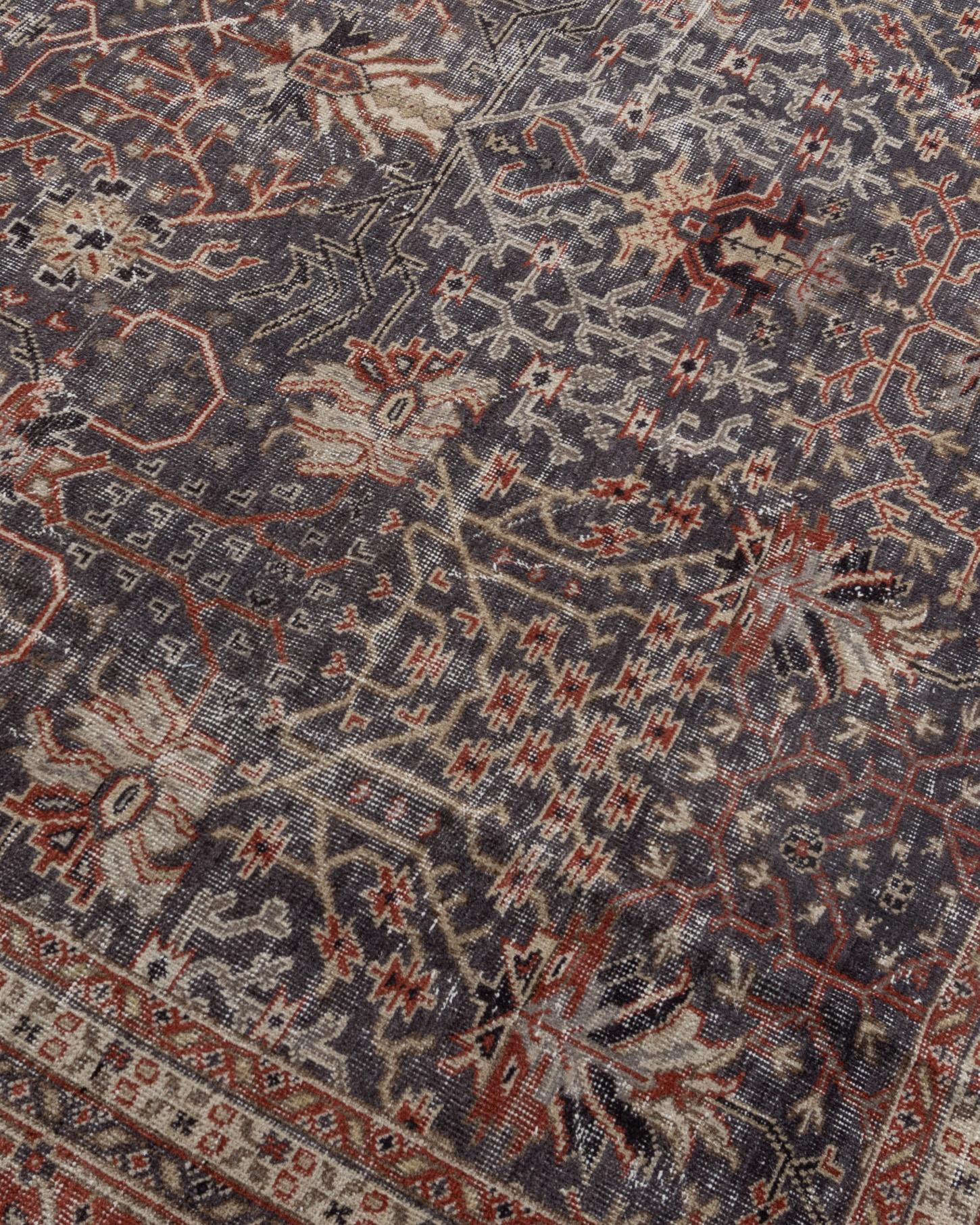 Vintage Turkish Anatolian Area Rug  8'8 x 11'2 In Good Condition In New York, NY