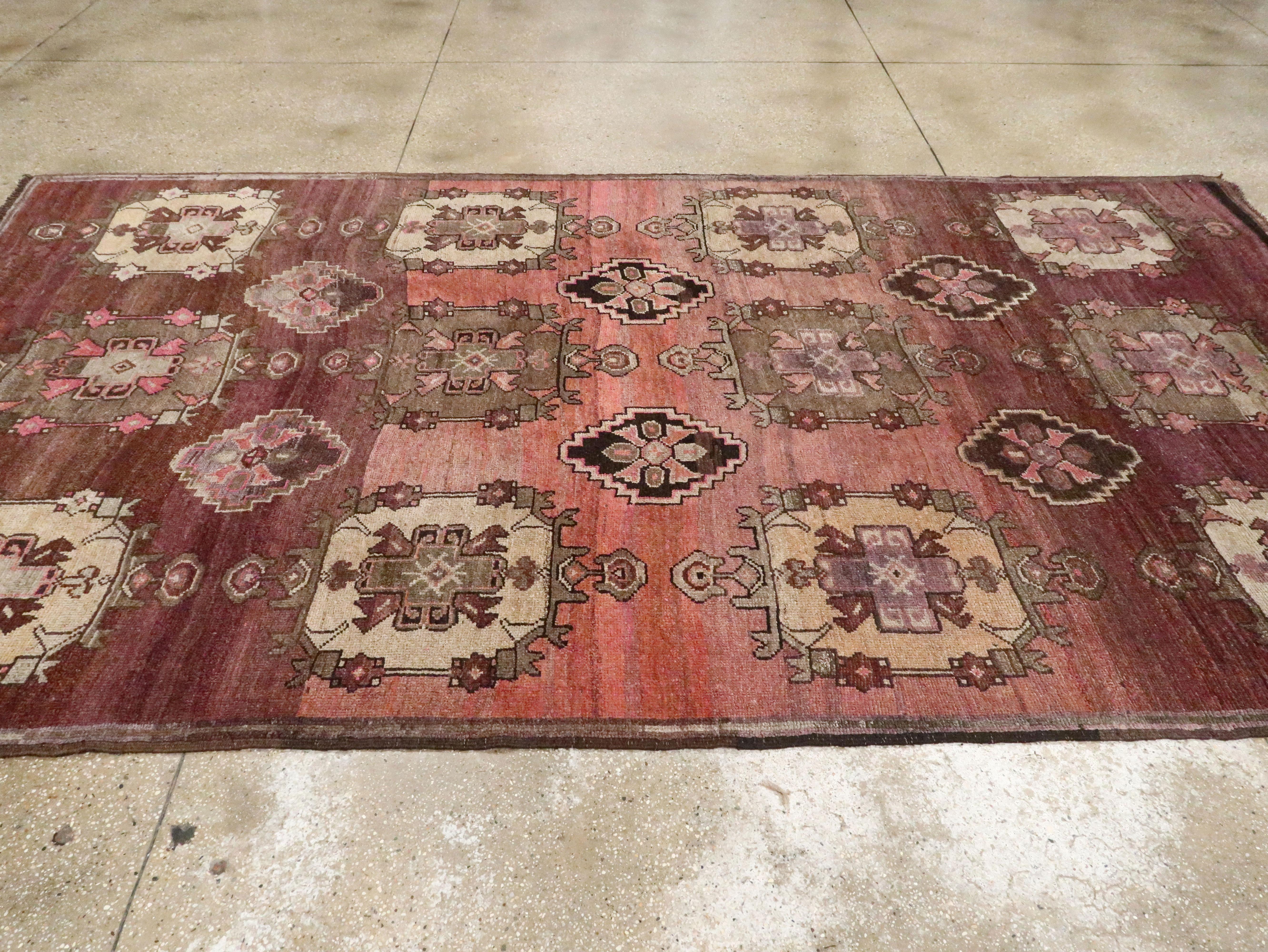 Vintage Turkish Anatolian Carpet 4