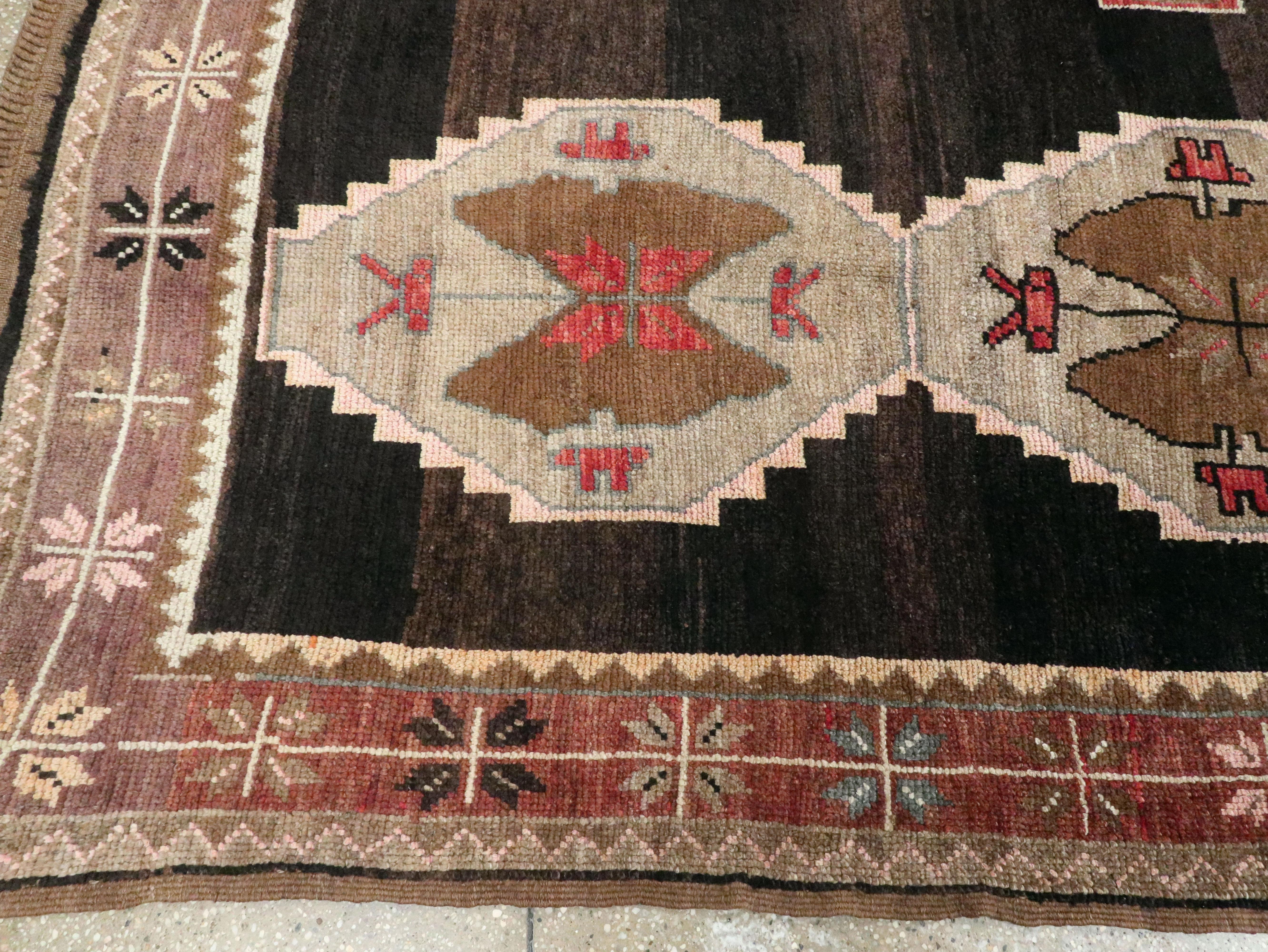 Vintage Turkish Anatolian Carpet For Sale 5