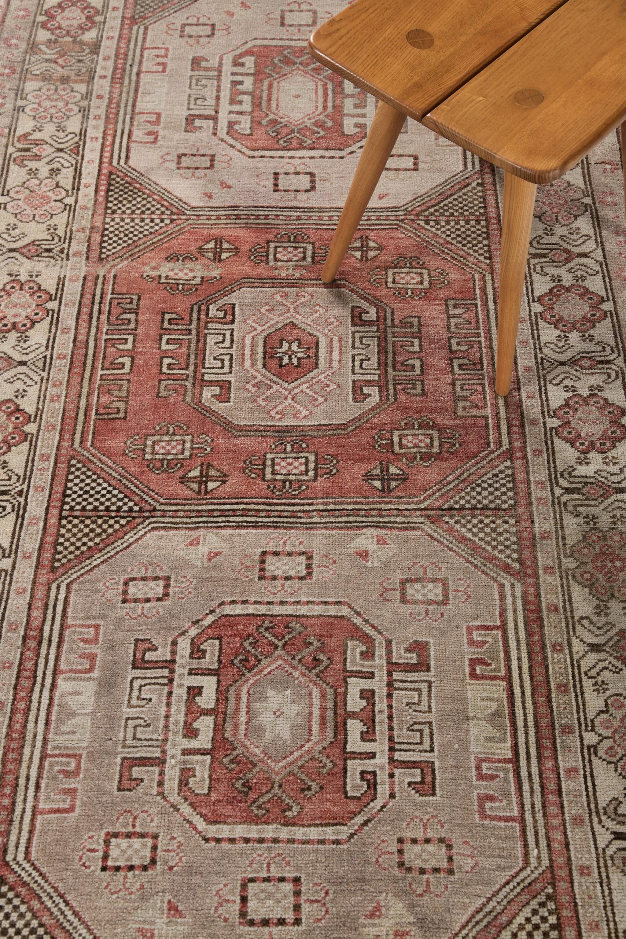 Hand-Knotted Vintage Turkish Anatolian For Sale