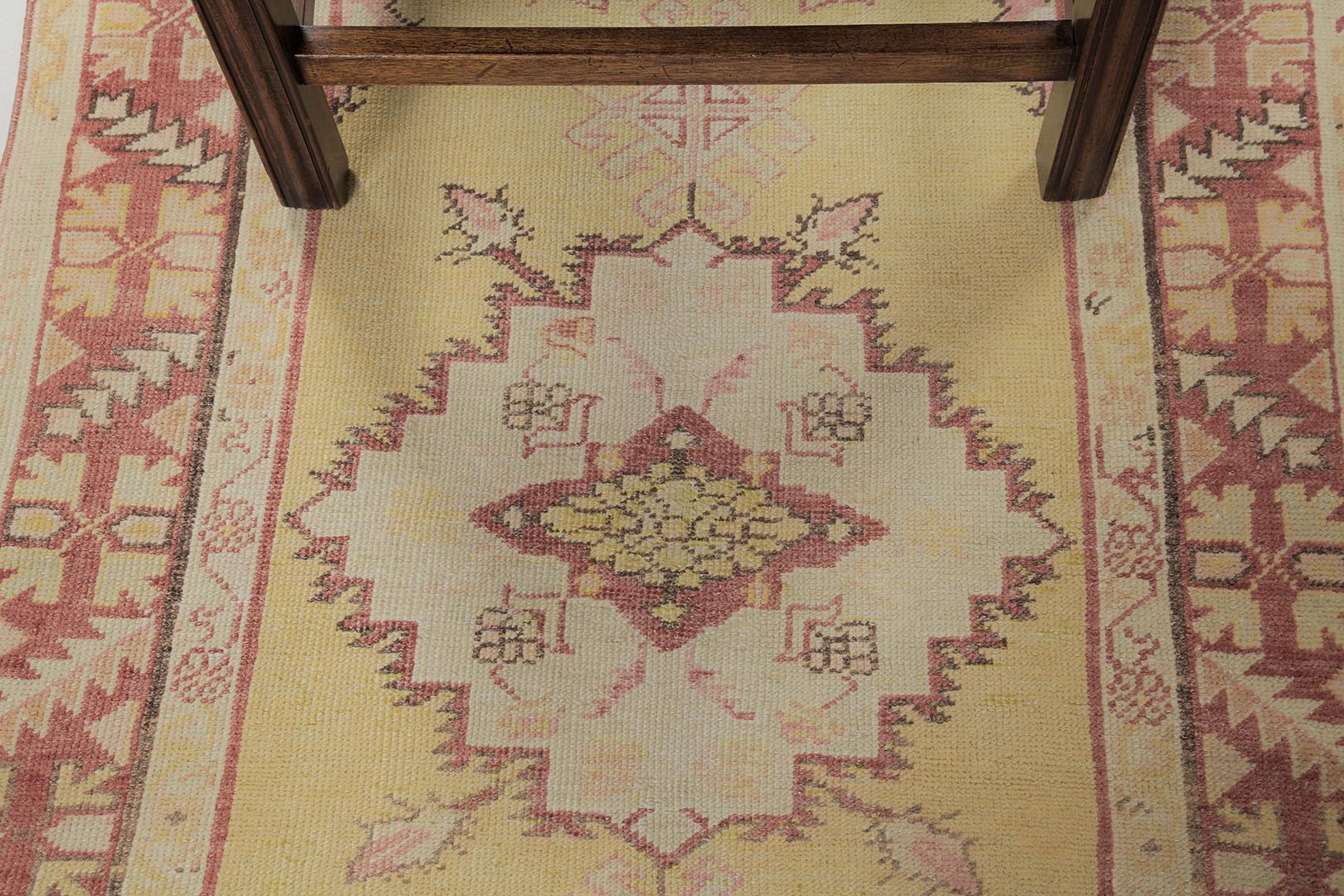 Early 20th Century Vintage Turkish Anatolian Guney by Mehraban Rugs For Sale