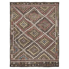 Vintage Turkish Anatolian Jejim Kilim by Mehraban Rugs