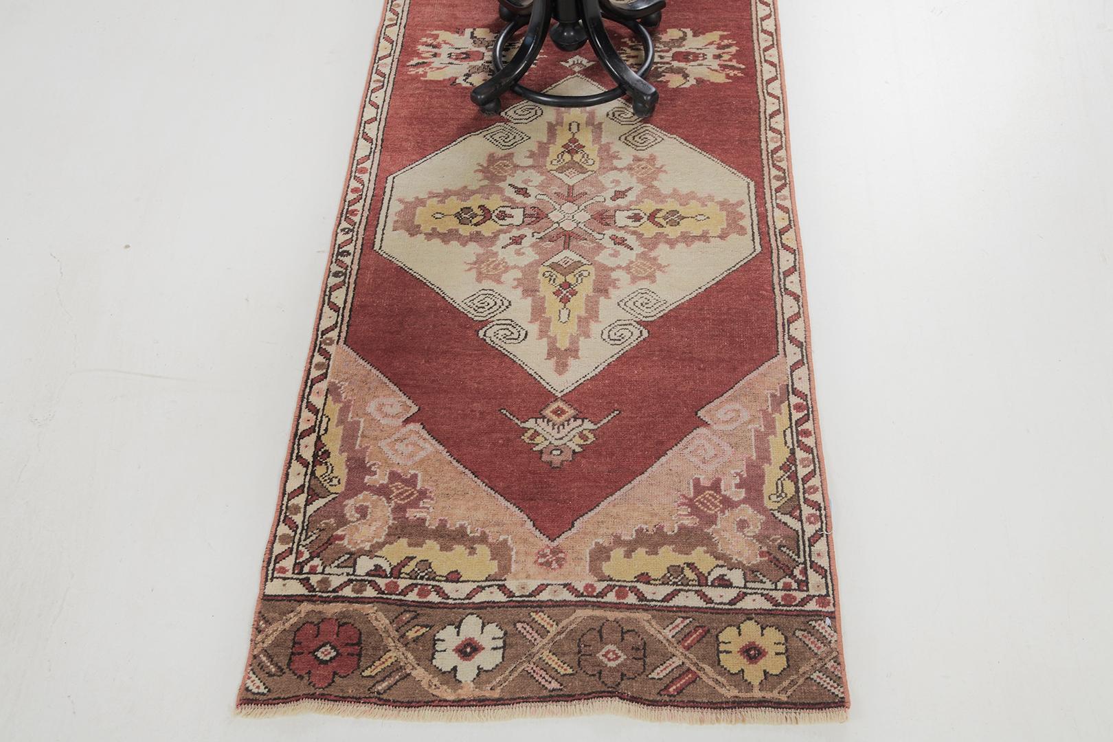 Early 20th Century Vintage Turkish Anatolian Kirsehir by Mehraban Rugs For Sale
