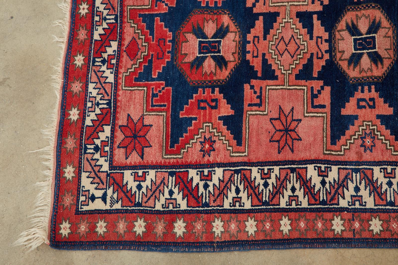 Wool Vintage Turkish Anatolian Konya Rug