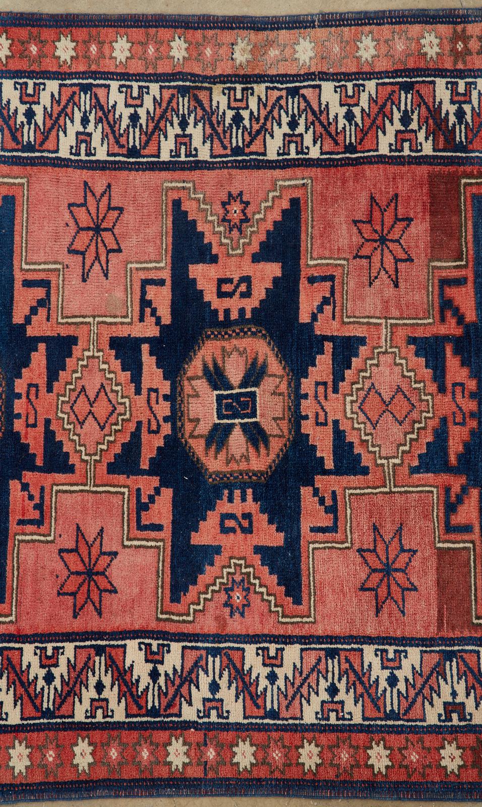 Vintage Turkish Anatolian Konya Rug 2