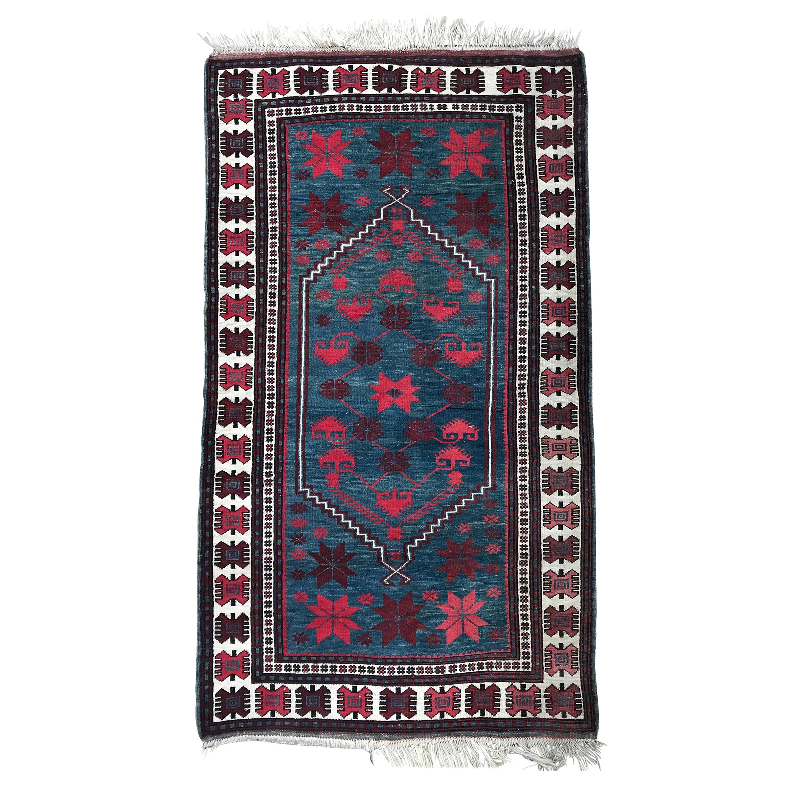 Bobyrug's Vintage Türkisch Anatolisch Konya Teppich im Angebot