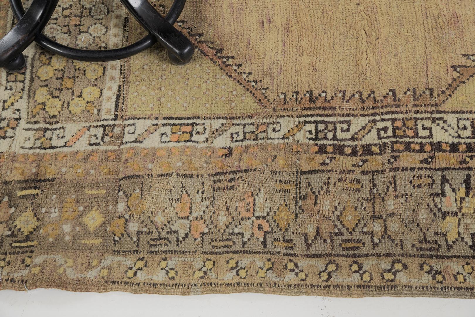 Early 20th Century Vintage Turkish Anatolian Maden by Mehraban Rugs