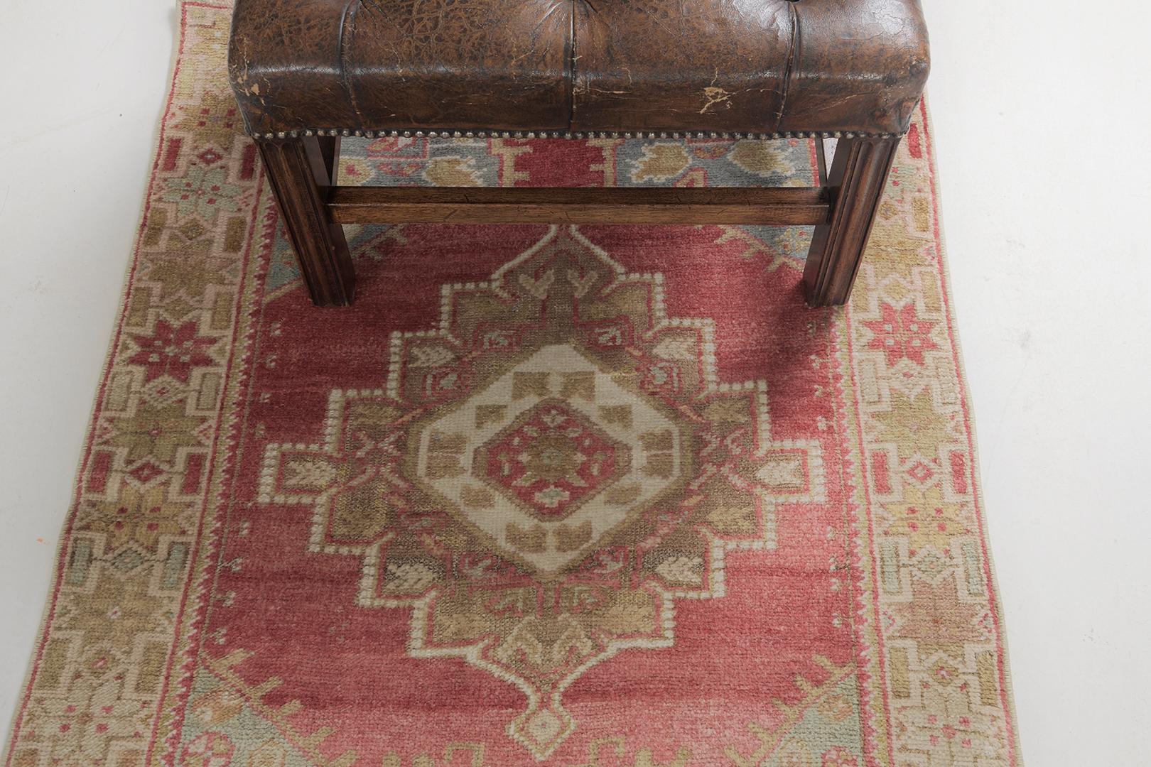 Mid-20th Century Vintage Turkish Anatolian Maden by Mehraban Rugs For Sale